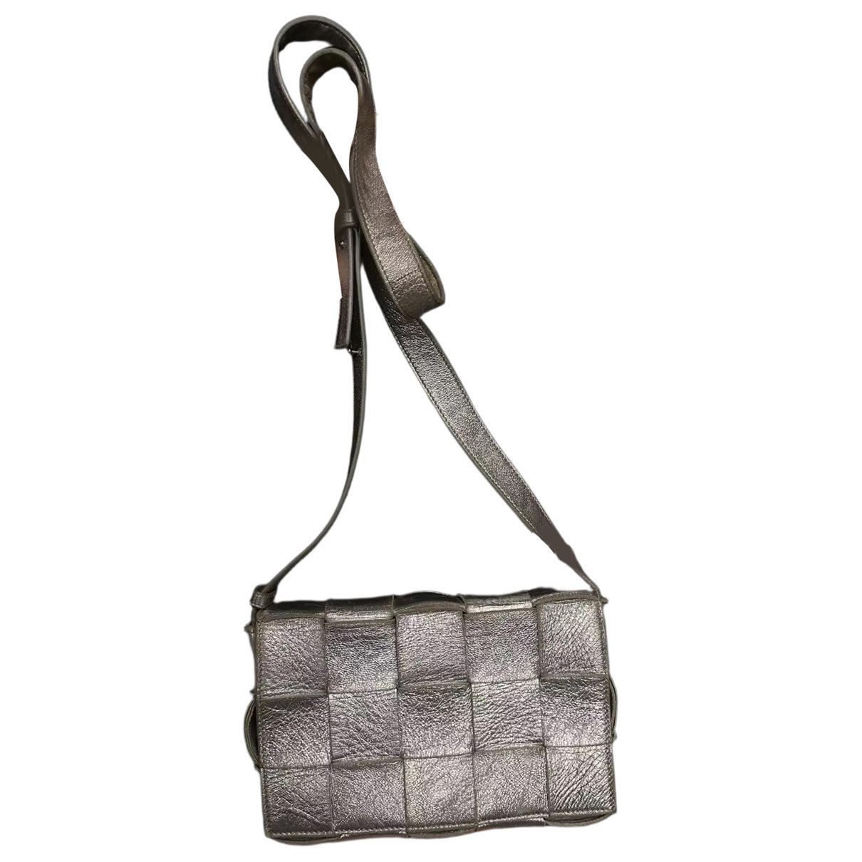 Cassette leather handbag