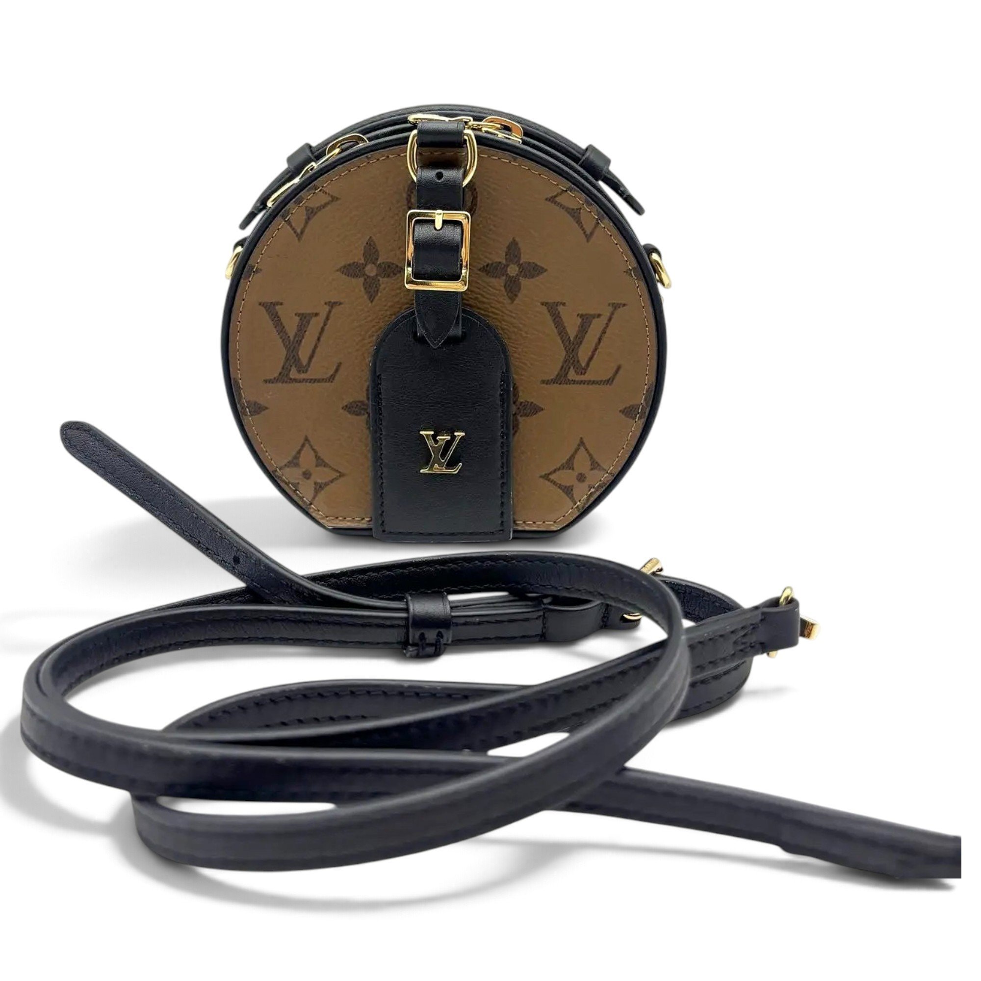 Boîte chapeau souple leather crossbody bag