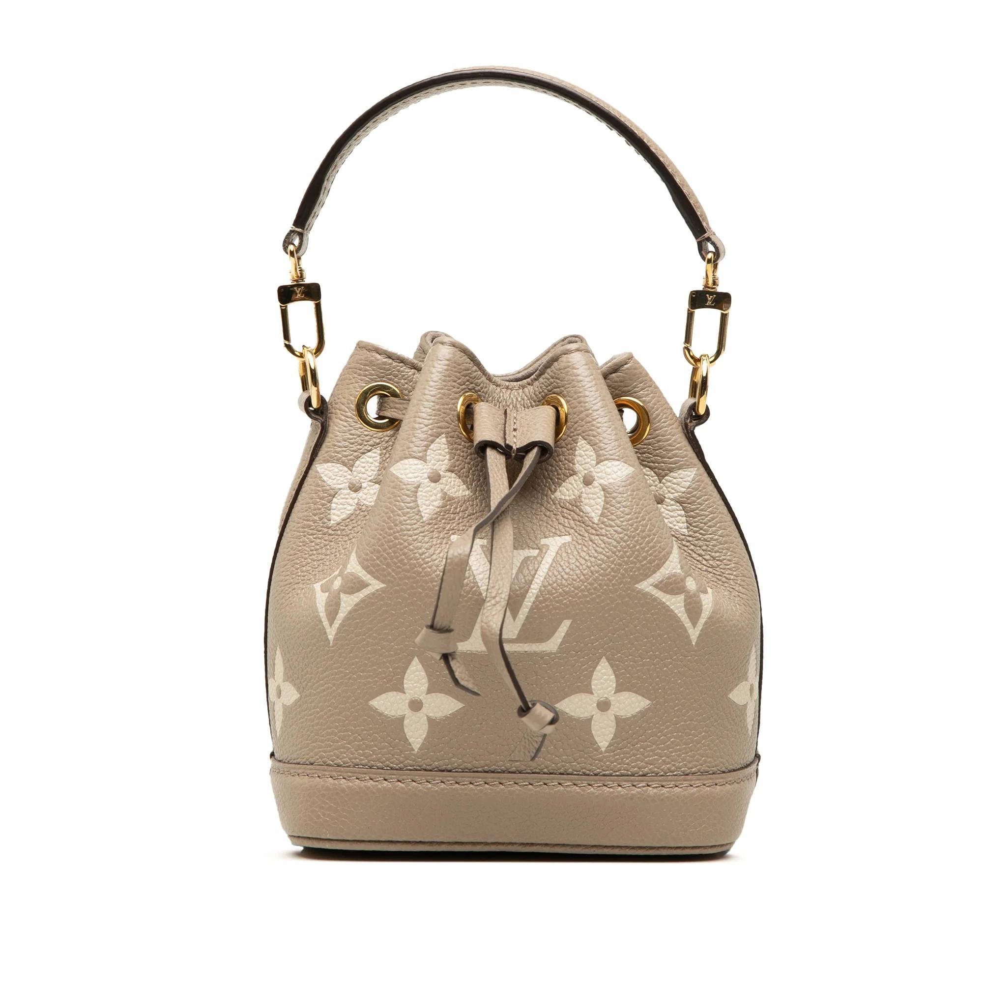 Bucket leather tote
