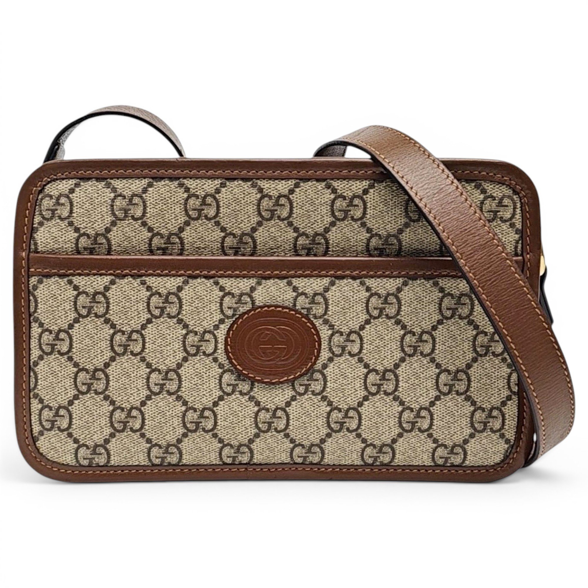 Ophidia GG Supreme leather handbag