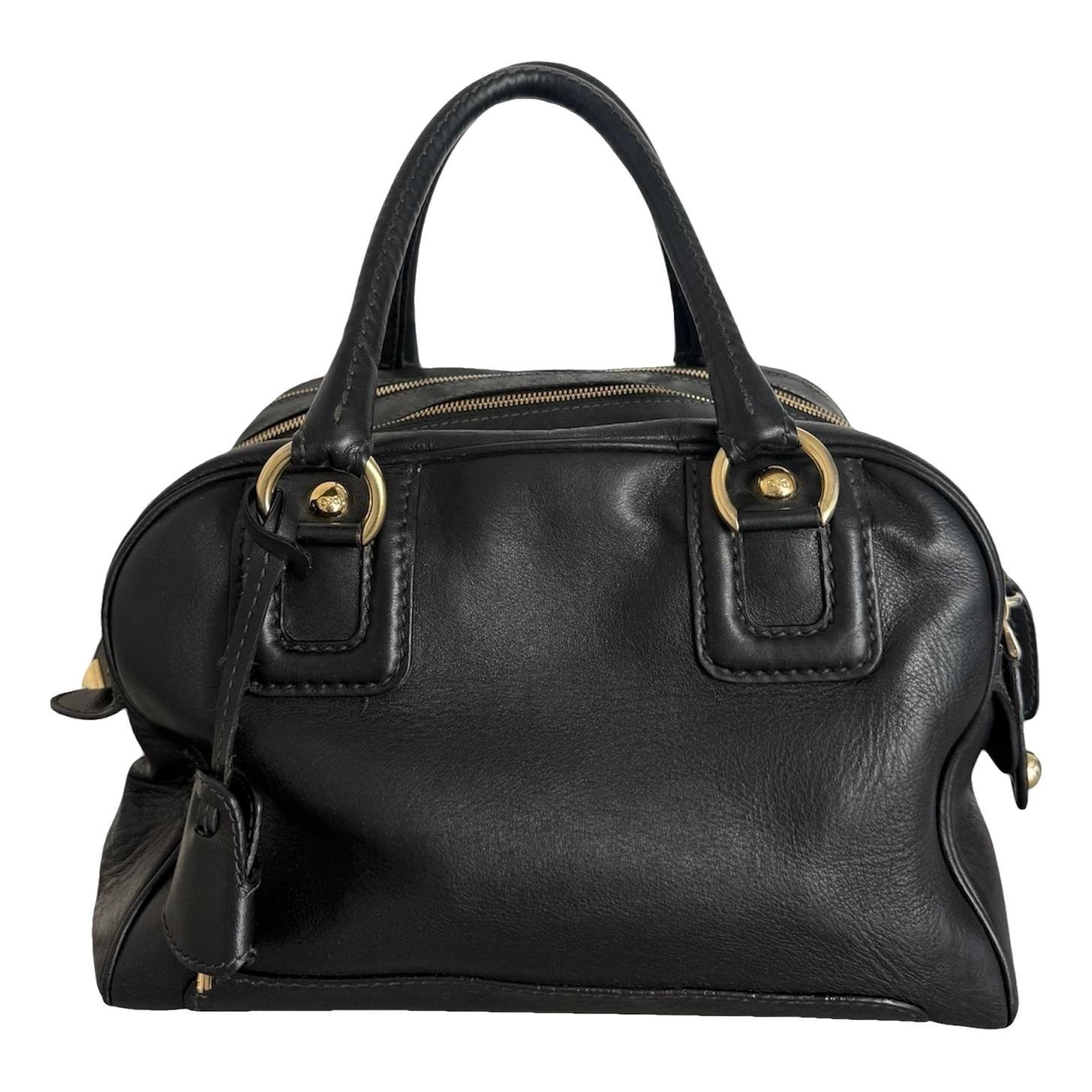 Leather handbag