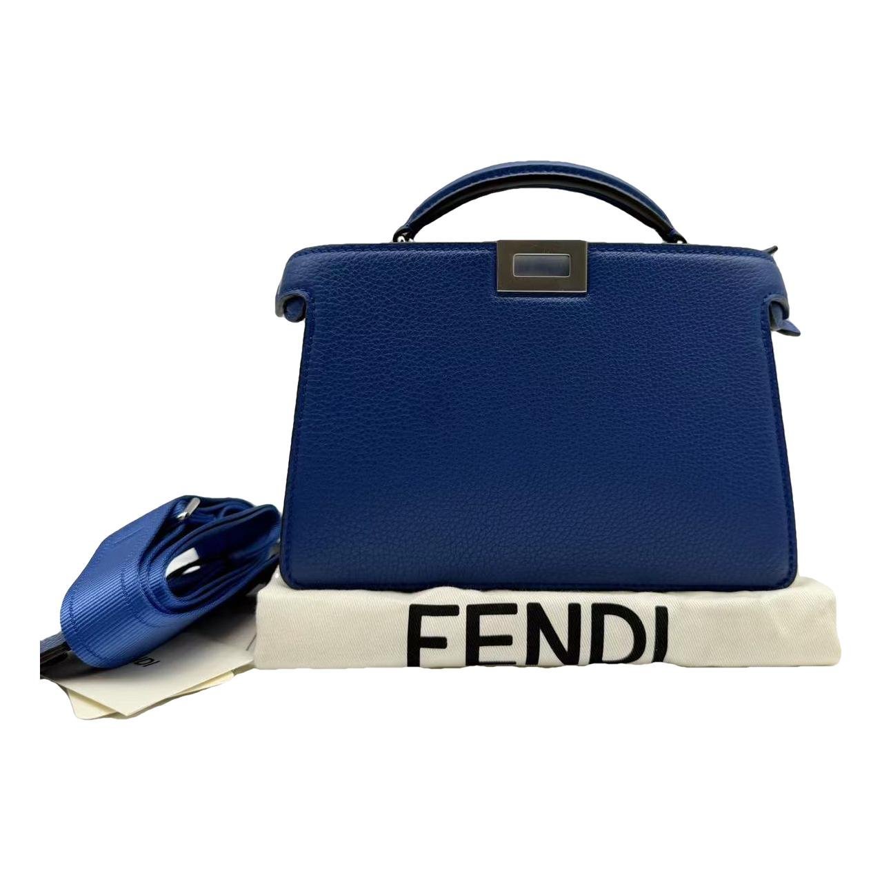 Peekaboo leather handbag
