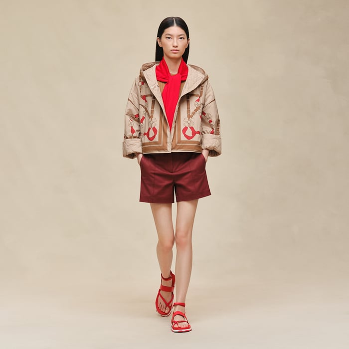 Beige Albinos "Grand Manege" Reversible Jacket