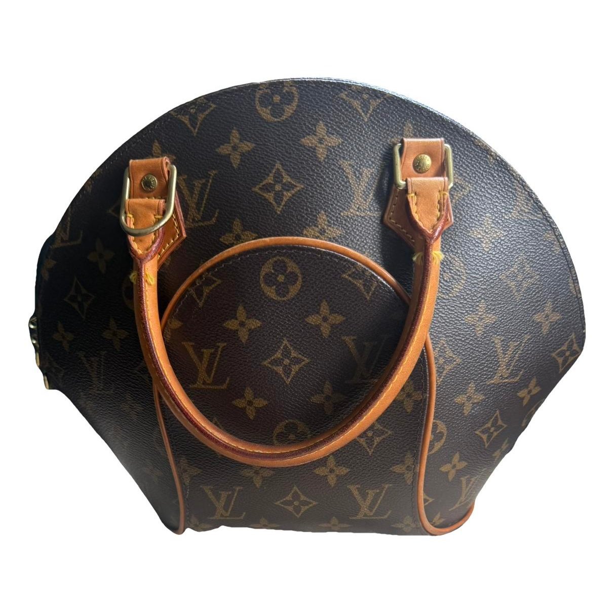Ellipse leather handbag