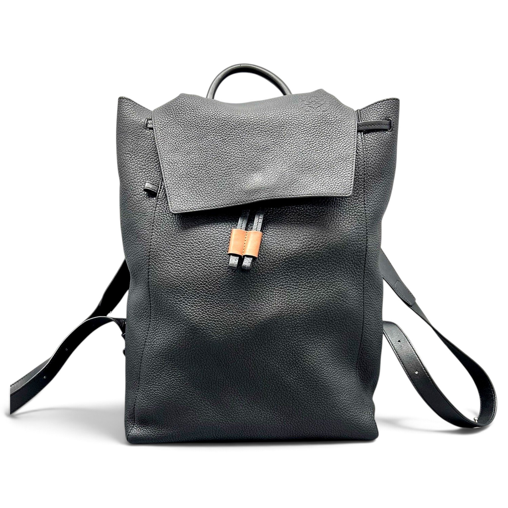 Leather backpack