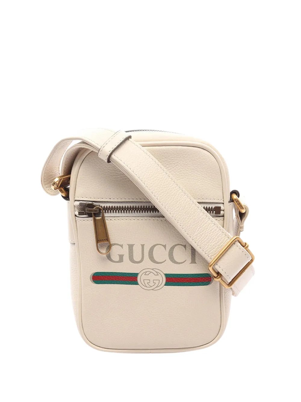 2016-2026 Mini Grained Calfskin Logo crossbody bag