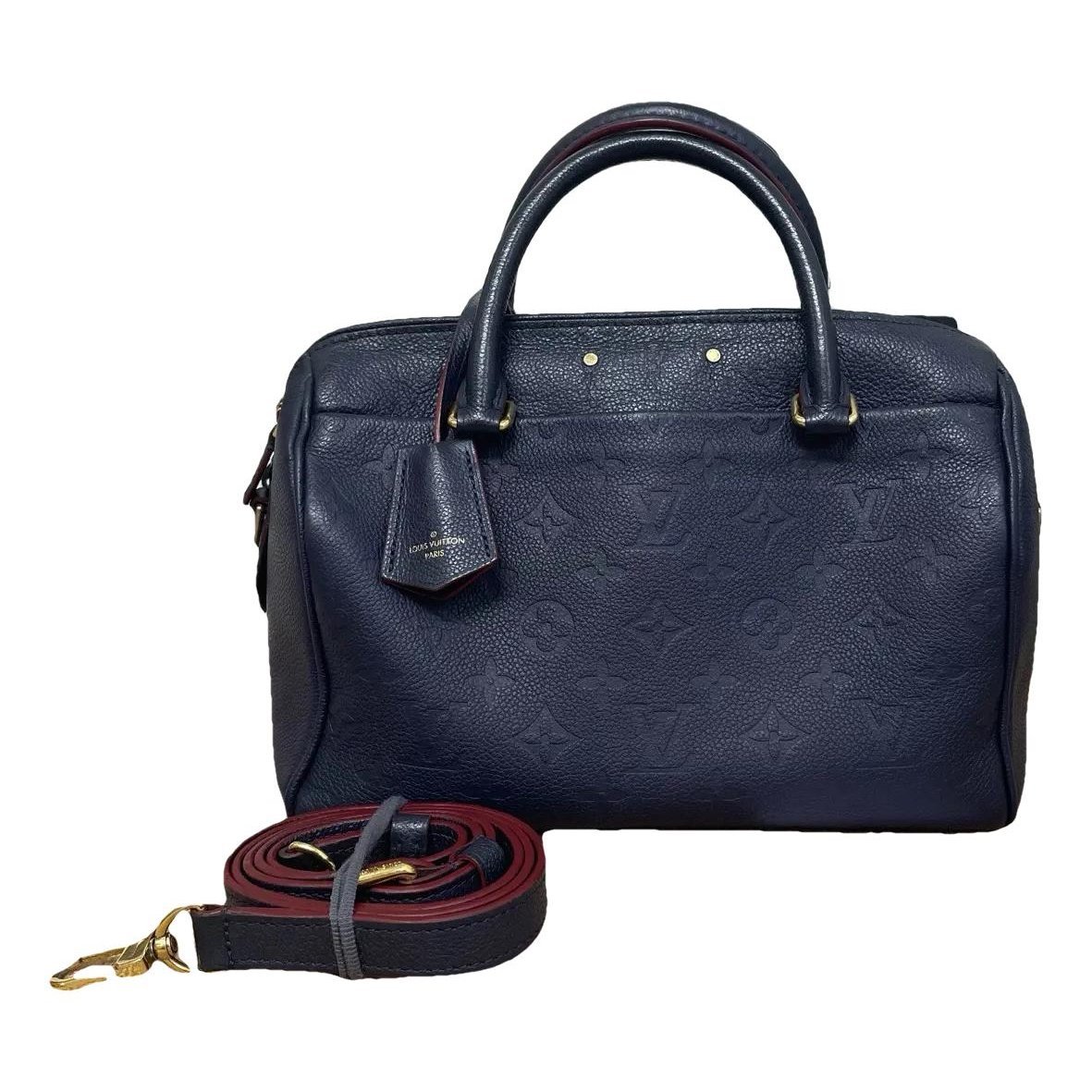 Speedy leather crossbody bag