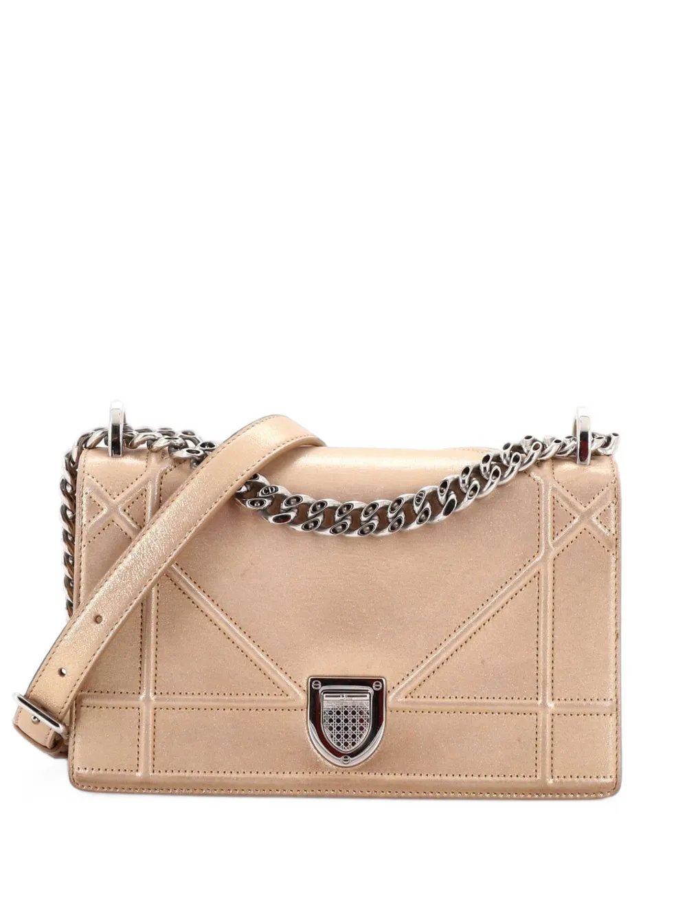 Dior Diorama Flap Bag Iridescent Nubuck Small shoulder bag