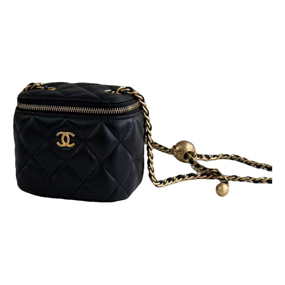 Trendy CC Vanity leather handbag