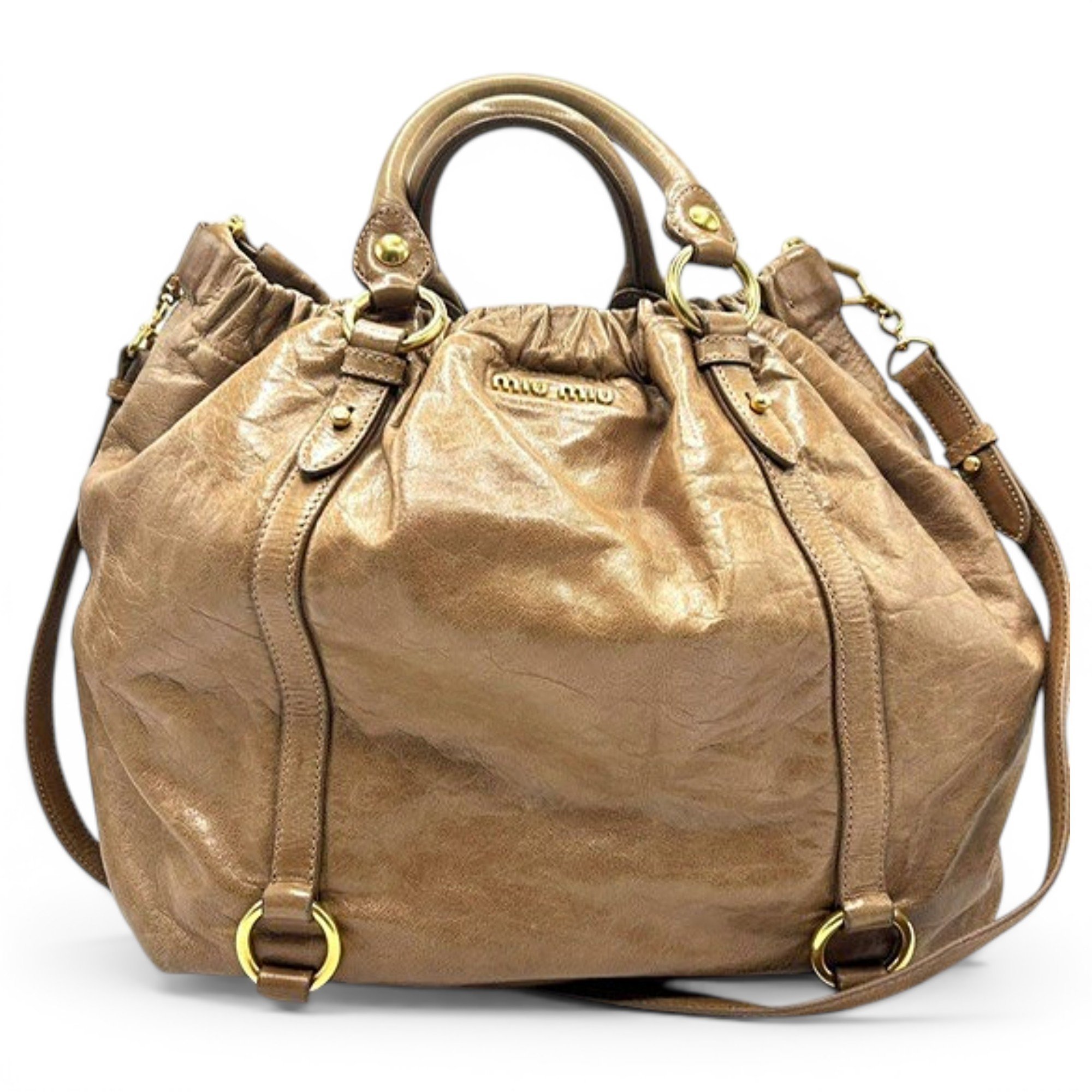 Vitello leather handbag