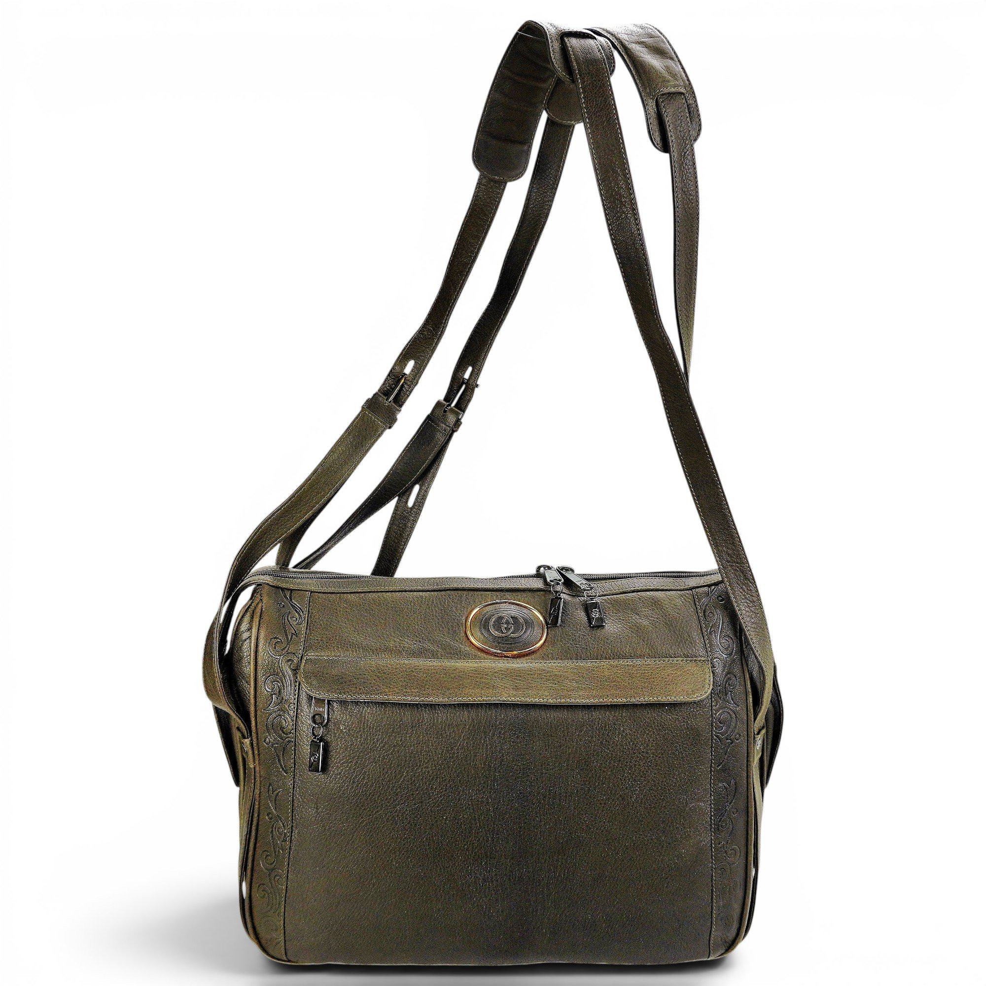 Leather crossbody bag