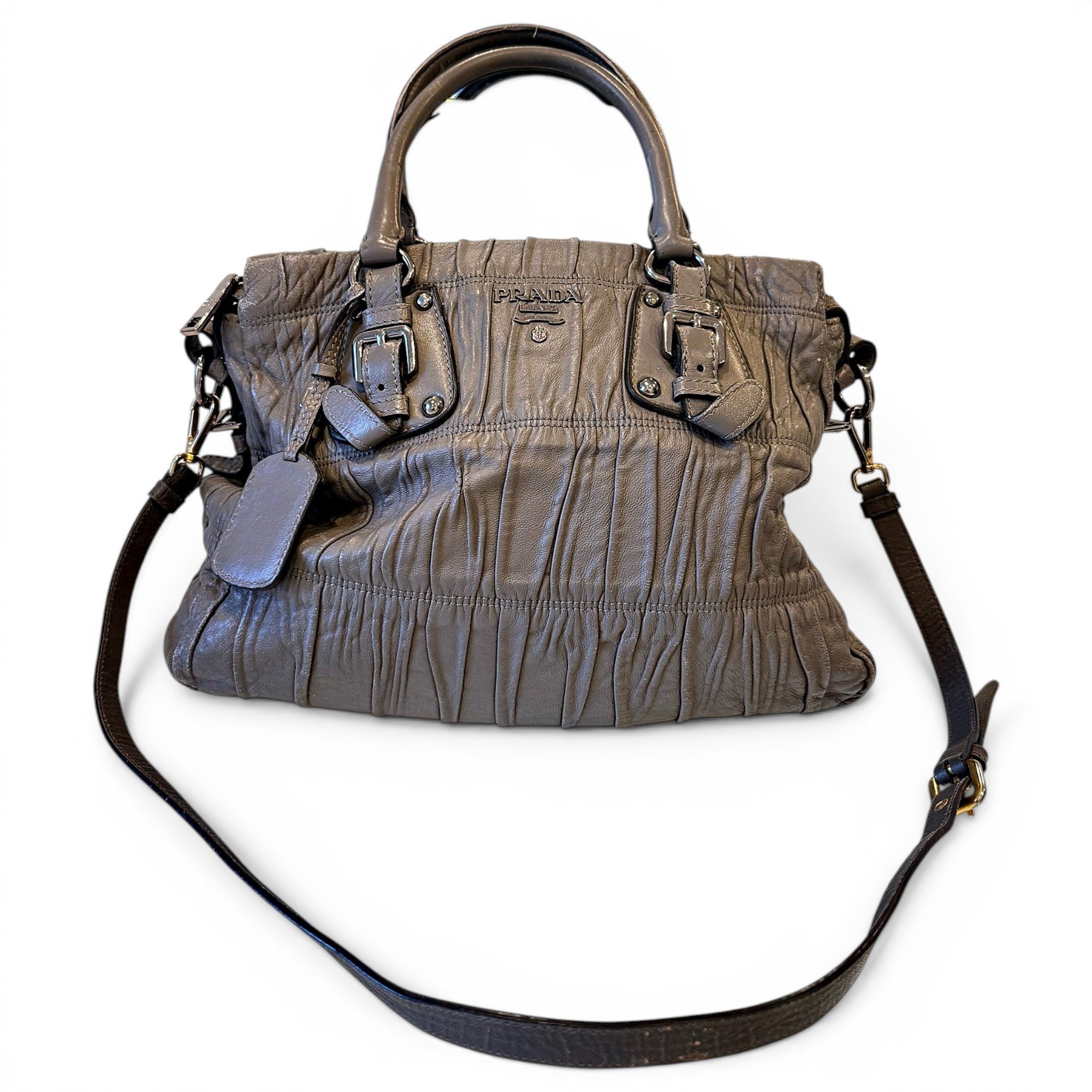 Leather handbag