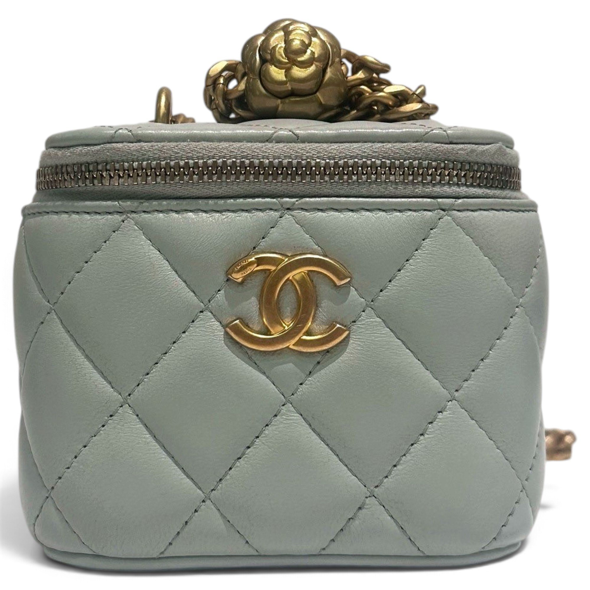 Trendy CC Vanity leather handbag