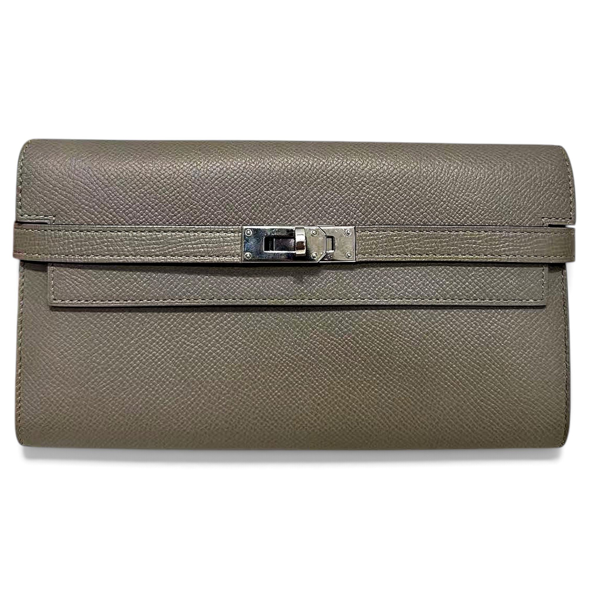 Kelly to go leather clutch bag