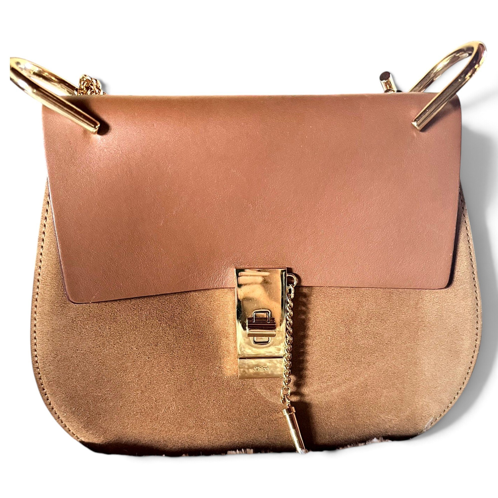 Drew leather crossbody bag