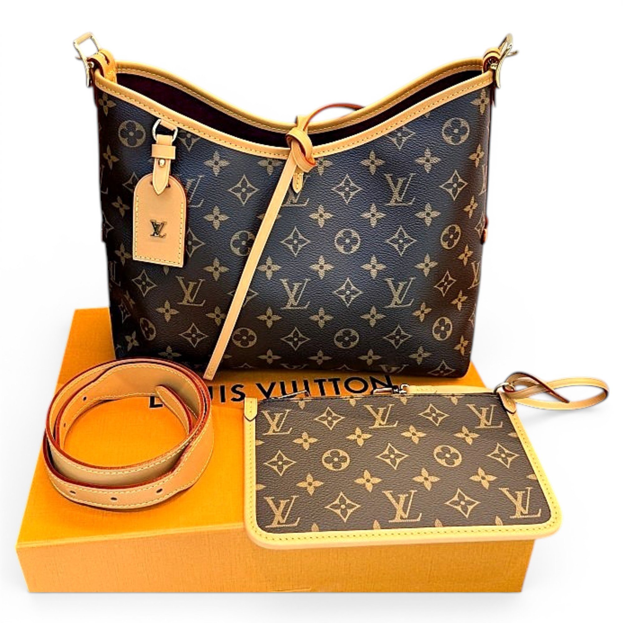 Carry All leather crossbody bag