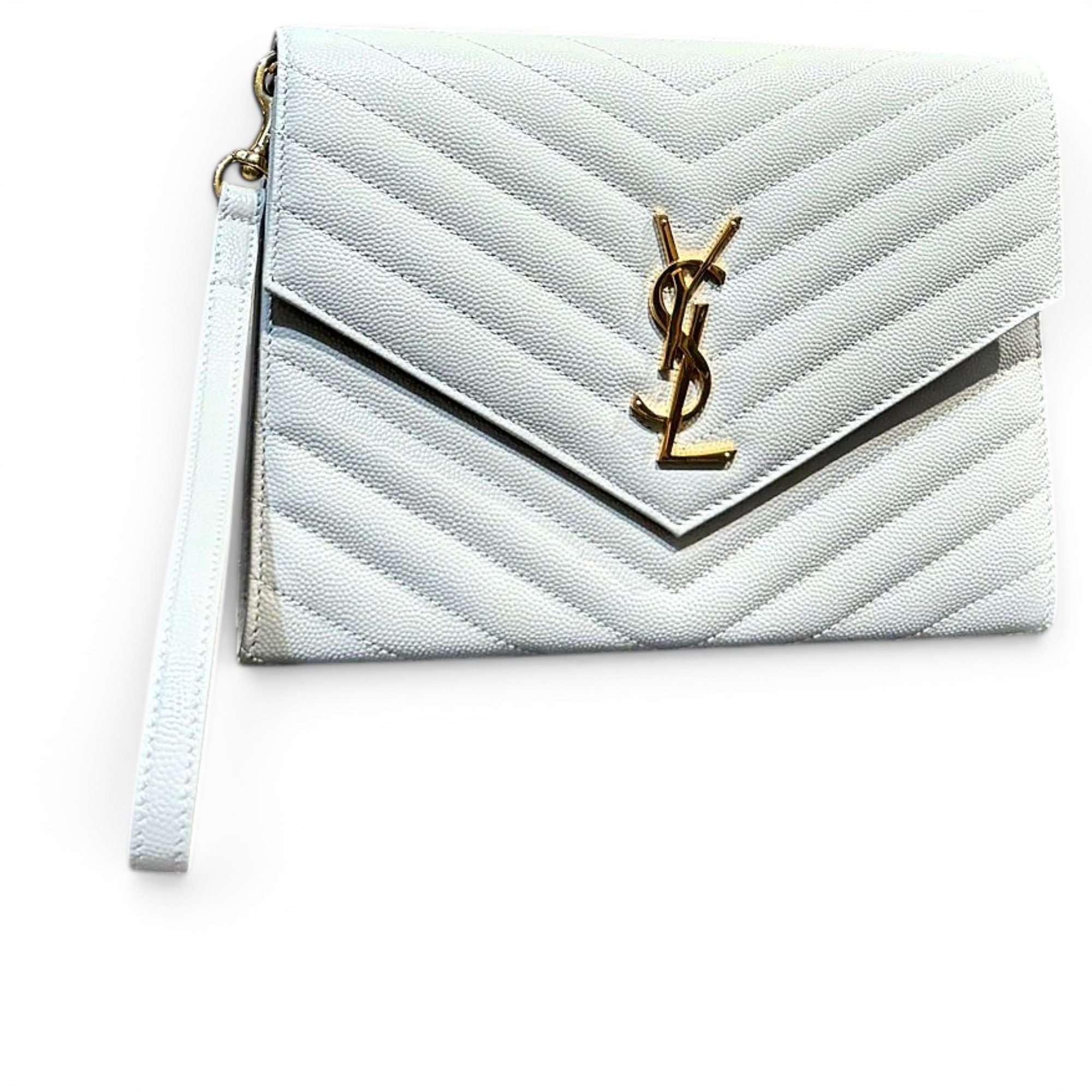 Cassandre leather clutch bag