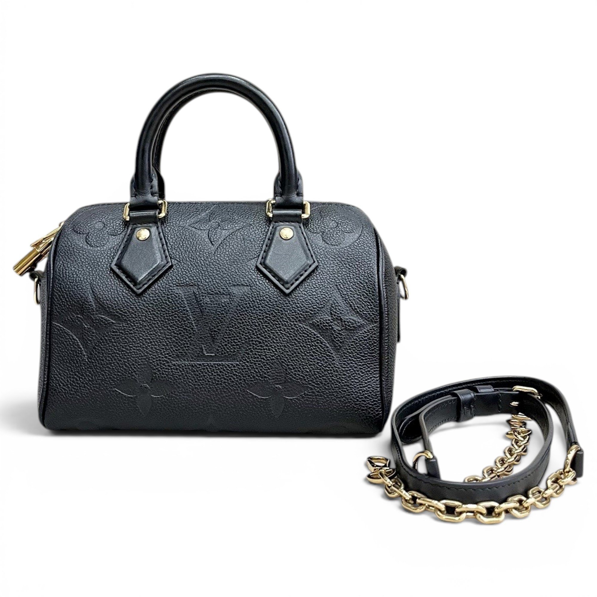 Louis Vuitton Speedy leather handbag