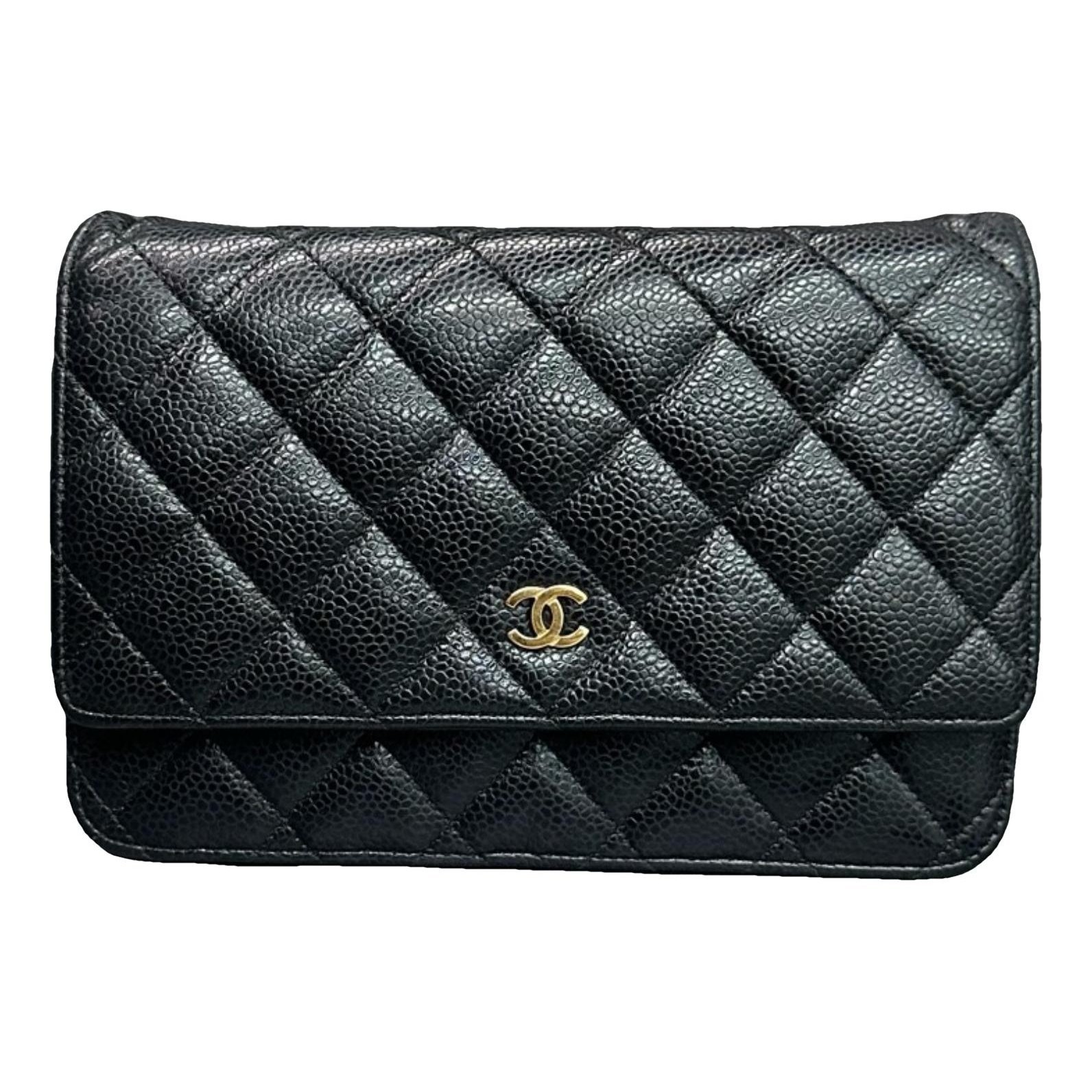 Wallet On Chain Timeless/Classique leather crossbody bag