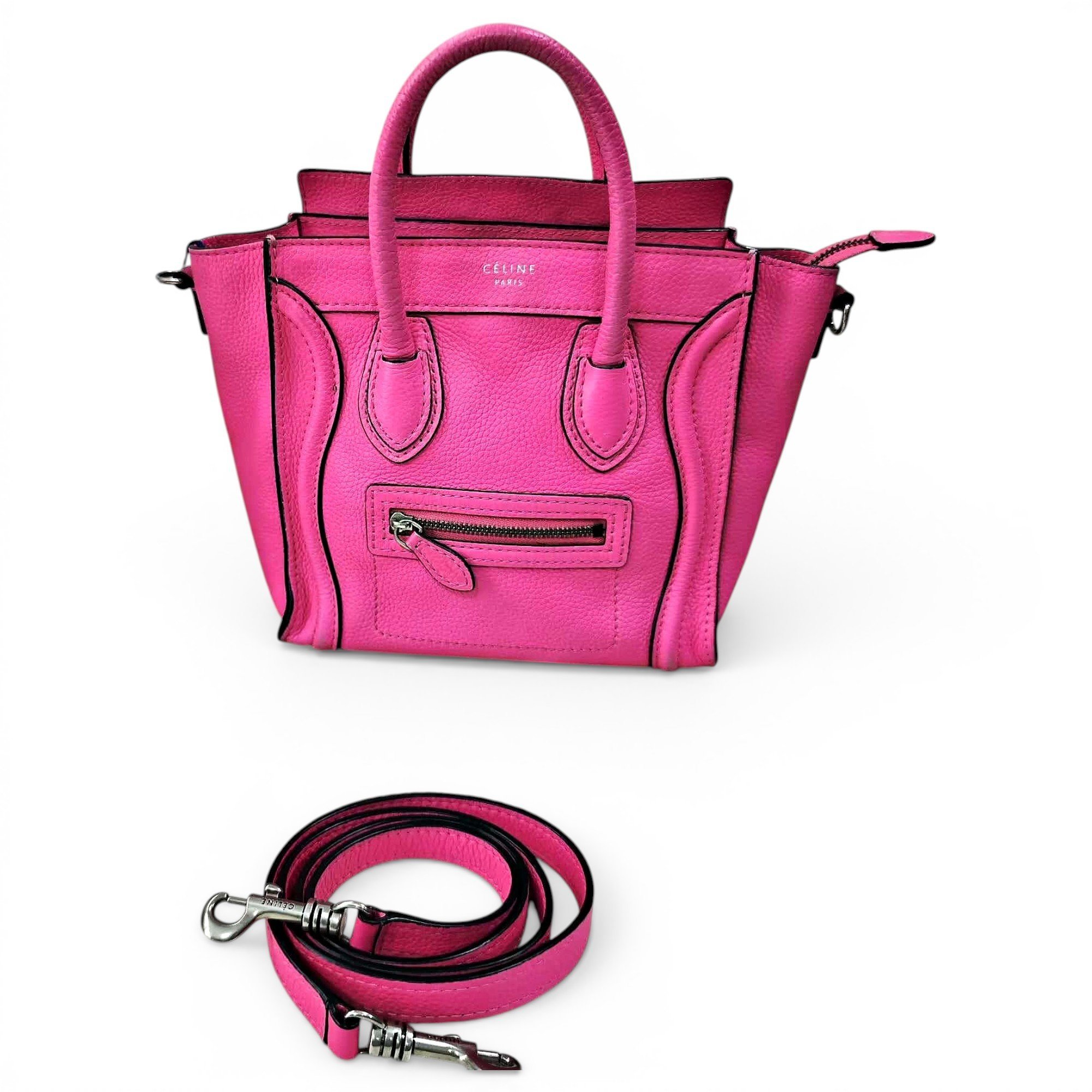 Nano Luggage leather handbag