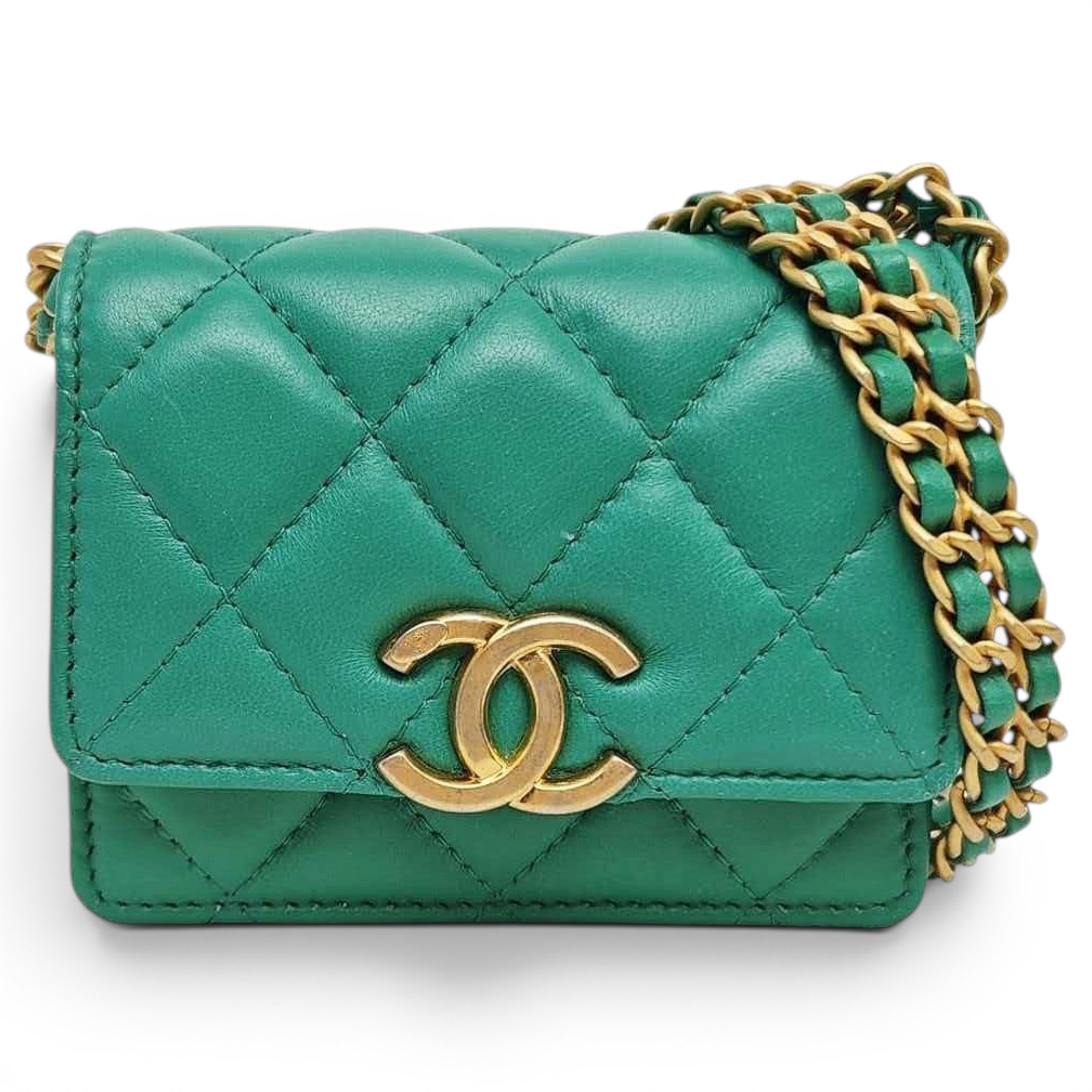 Wallet On Chain Timeless/Classique leather crossbody bag