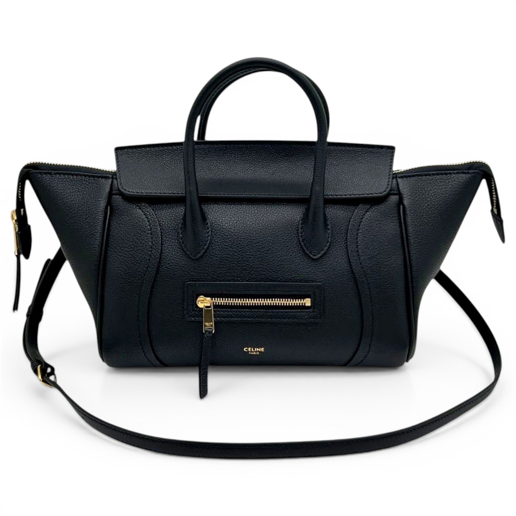 Luggage leather handbag