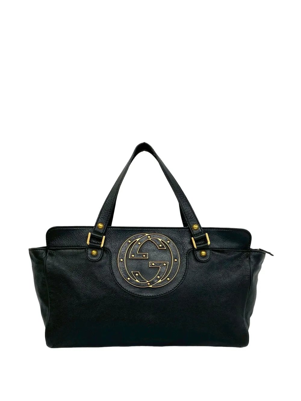 2000-2015 Studded Leather Interlocking G Blondie tote bag