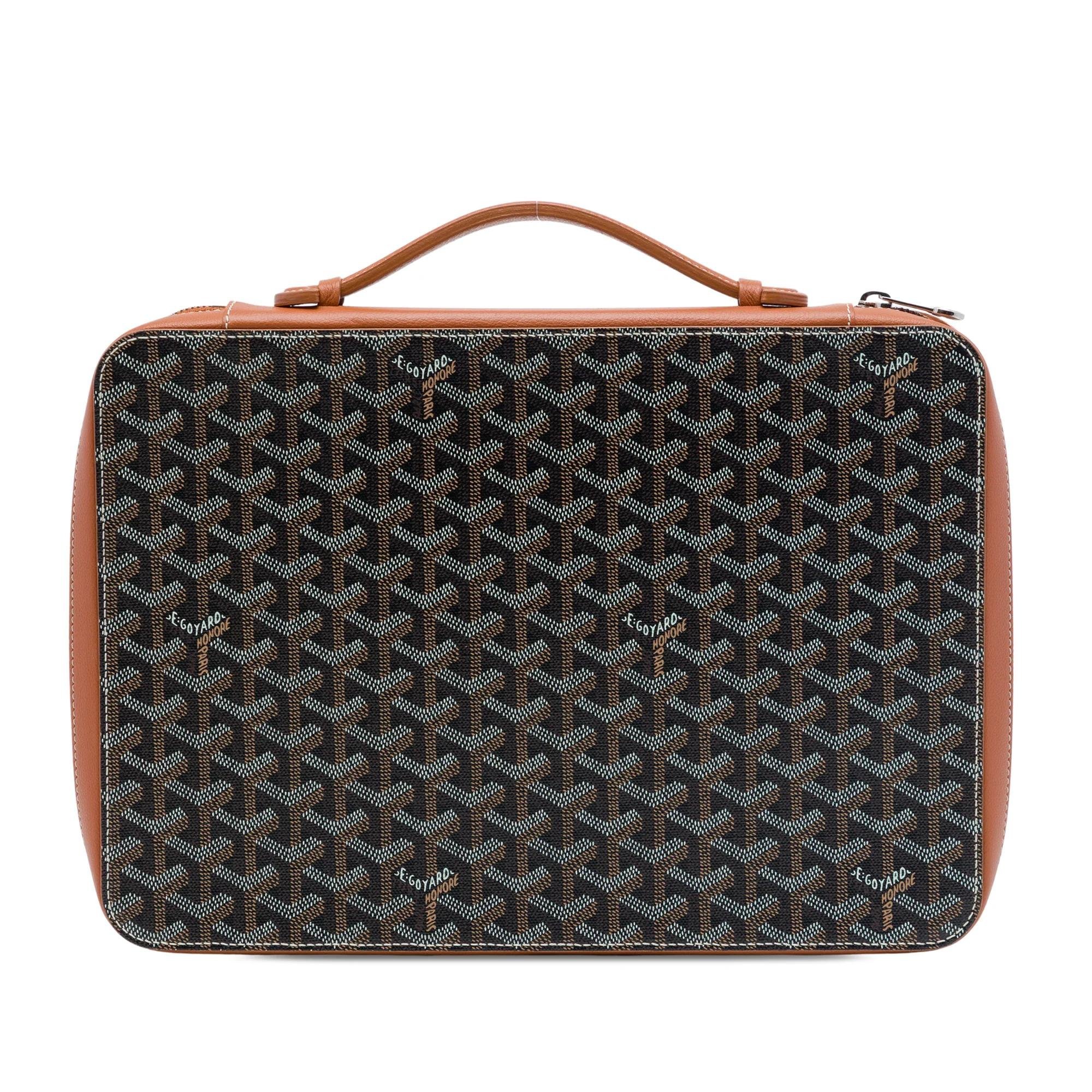 Minaudiere Goyardine cloth handbag
