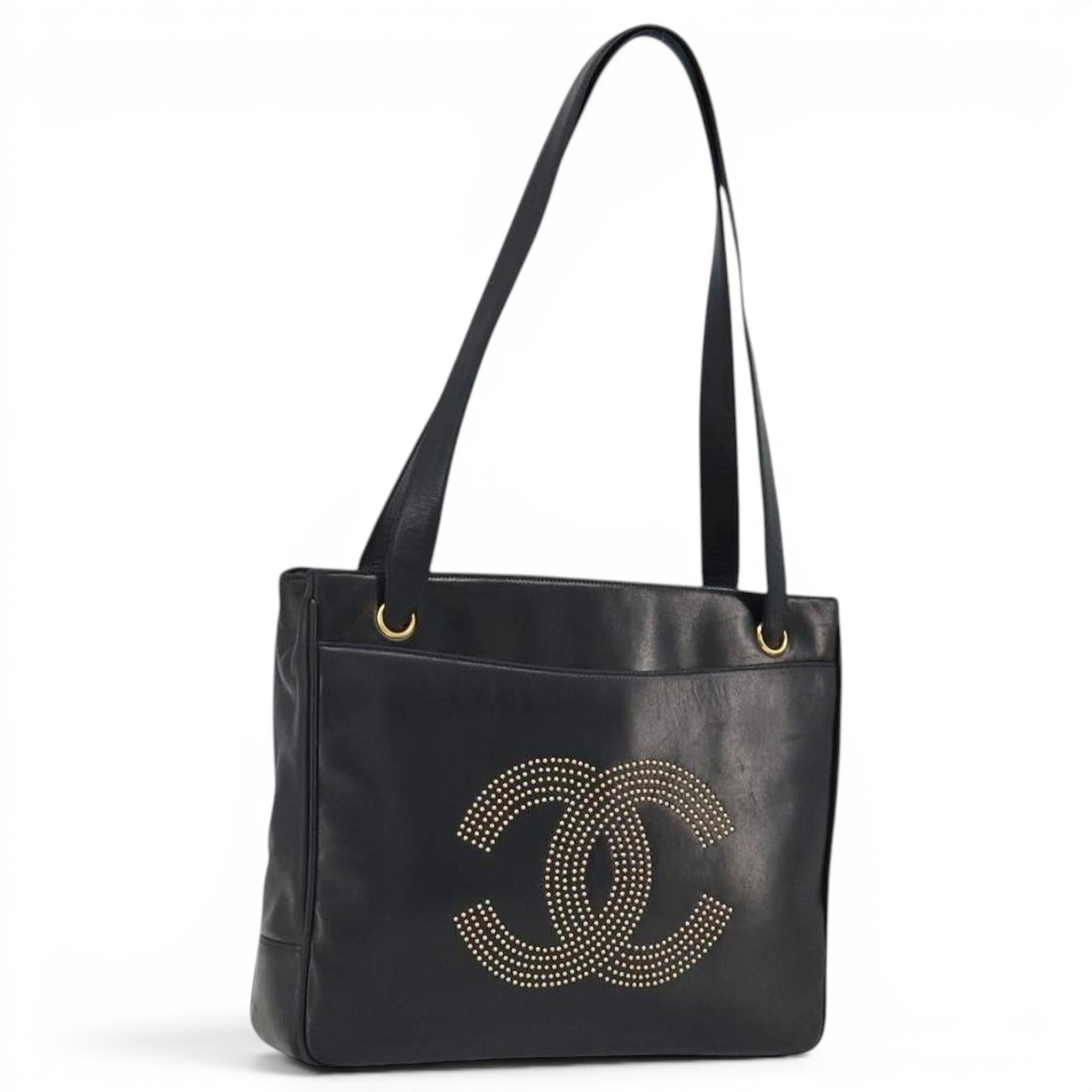 Leather tote