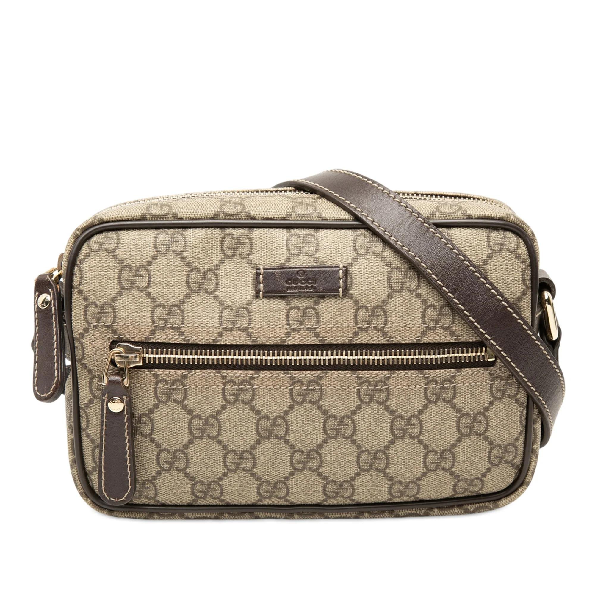 Gucci B leather crossbody bag