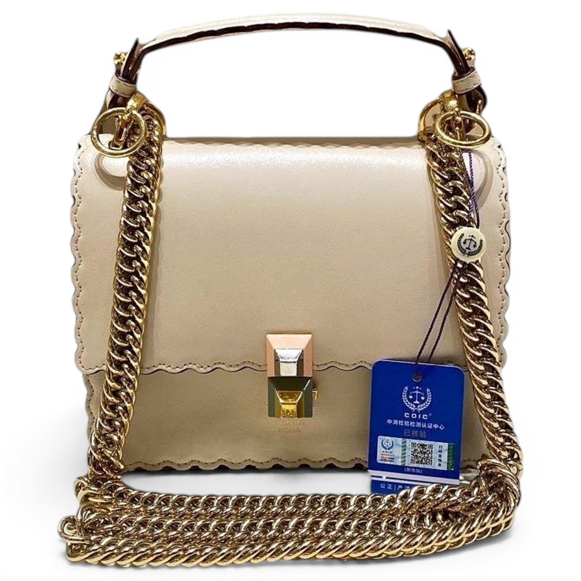 Kan I leather handbag