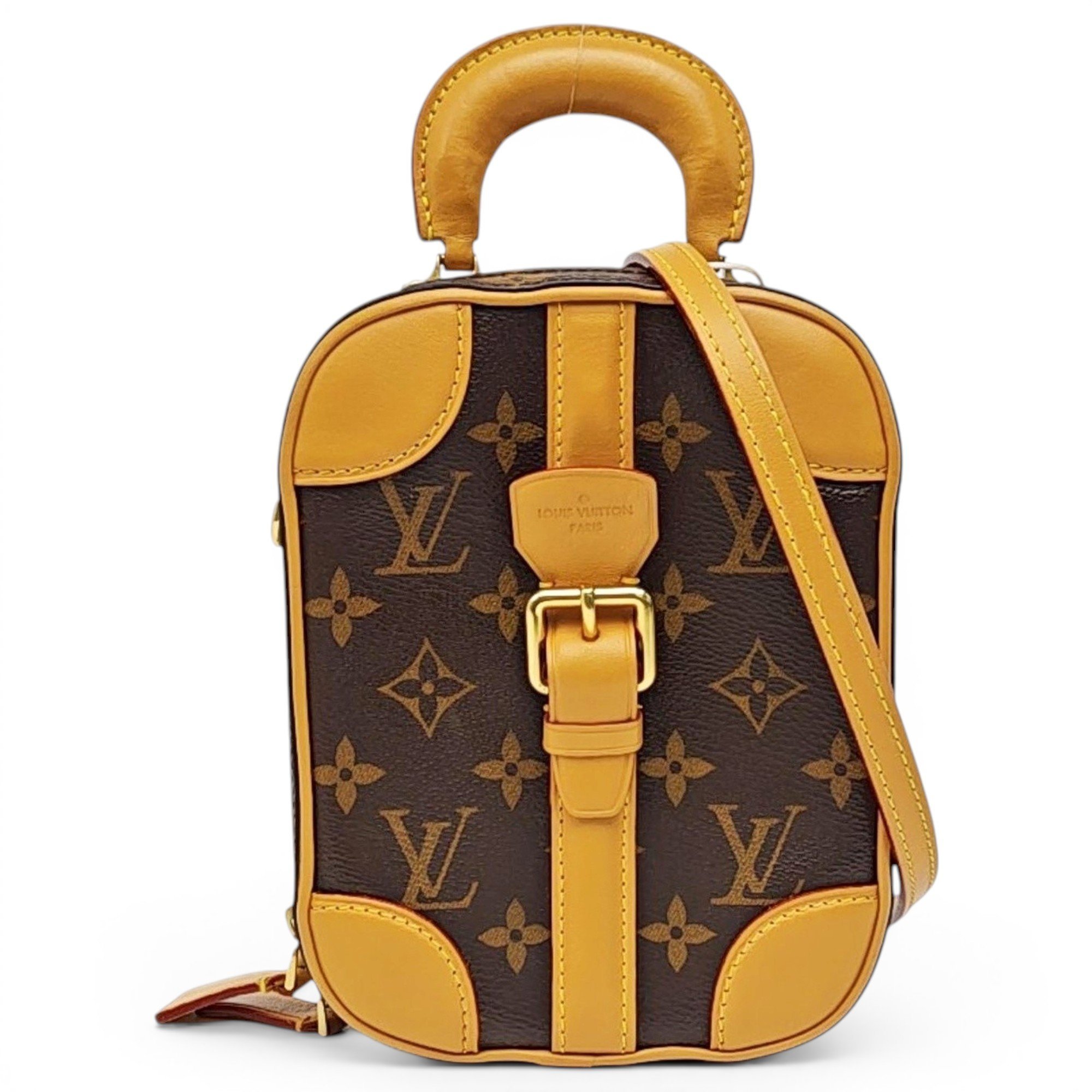 Valisette leather handbag