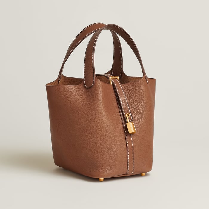 Fauve Picotin Lock 18 Bag