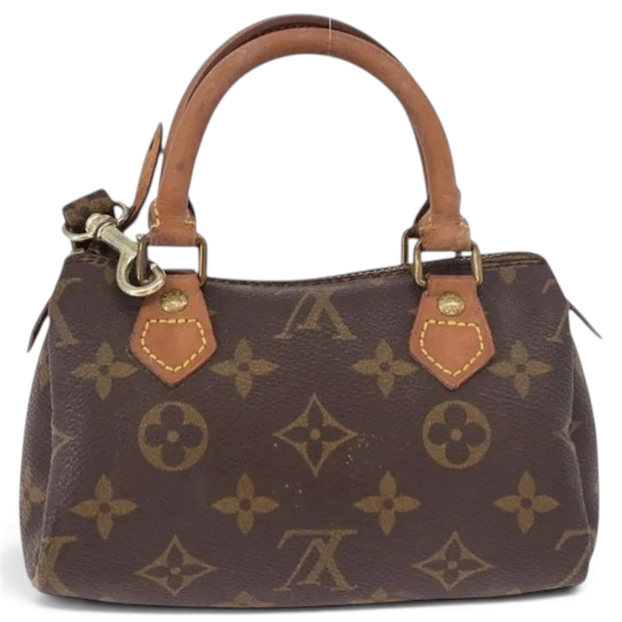 Louis Vuitton Nano Speedy / Mini HL leather mini bag