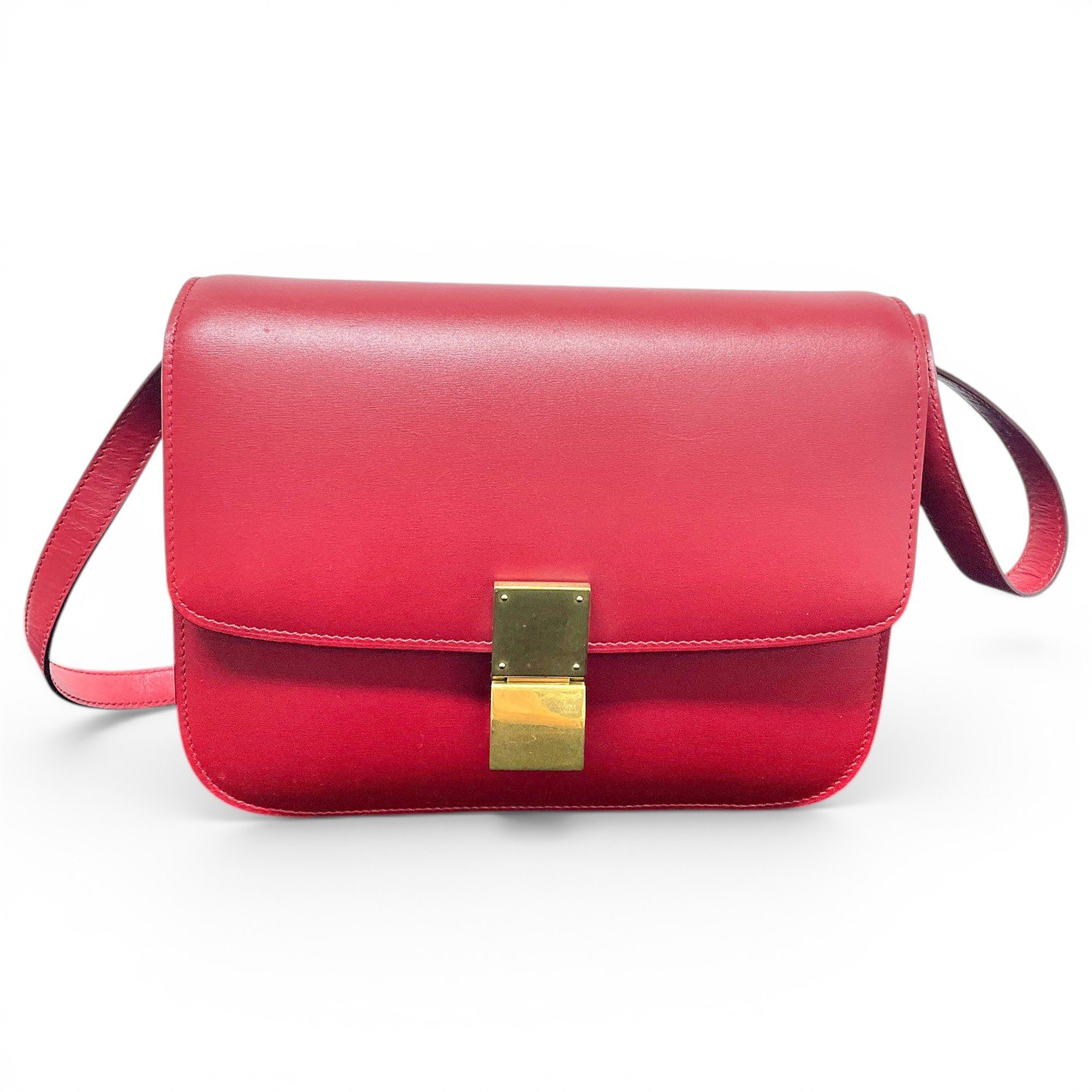 Classic leather crossbody bag