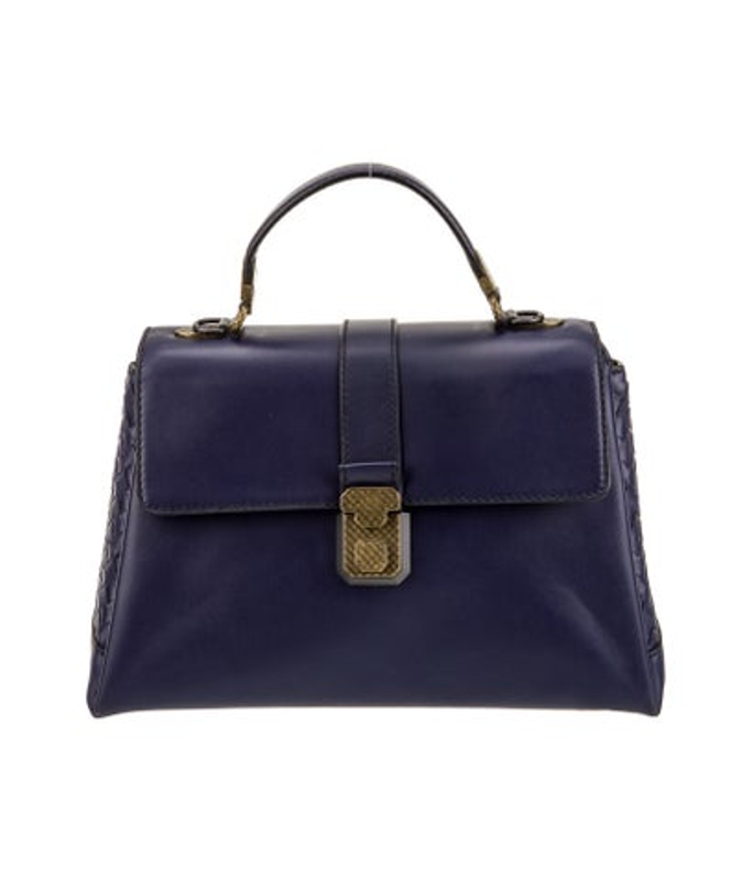 Bottega Veneta Veneta Leather Top Handle Bag