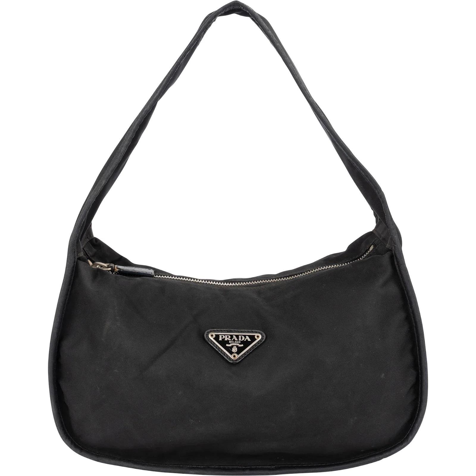 Triangle leather handbag