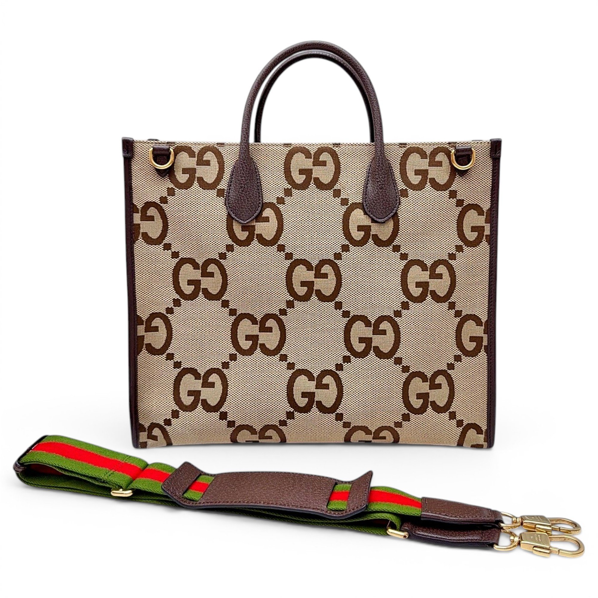 Leather tote