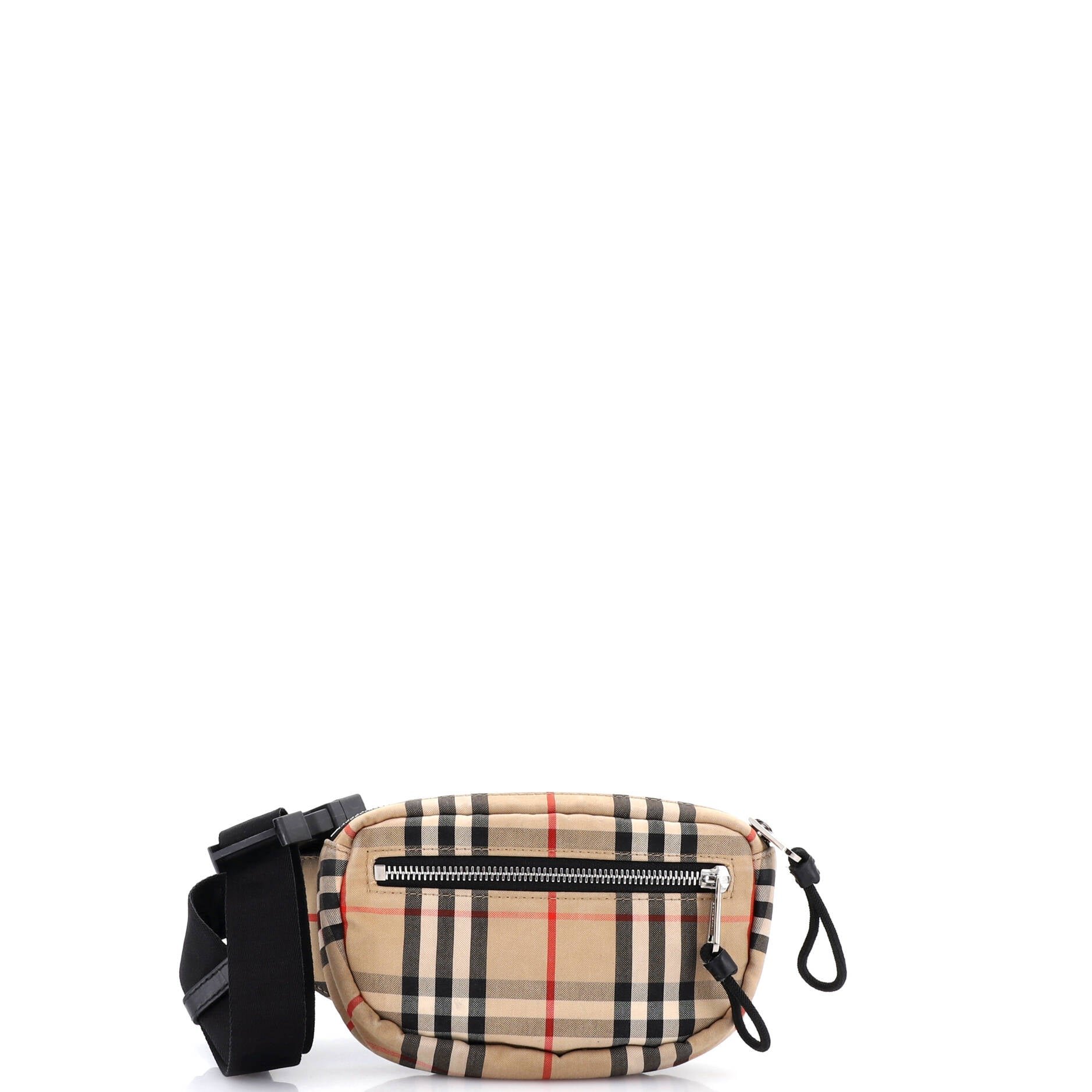 Cannon Bum Bag Vintage Check Canvas Small