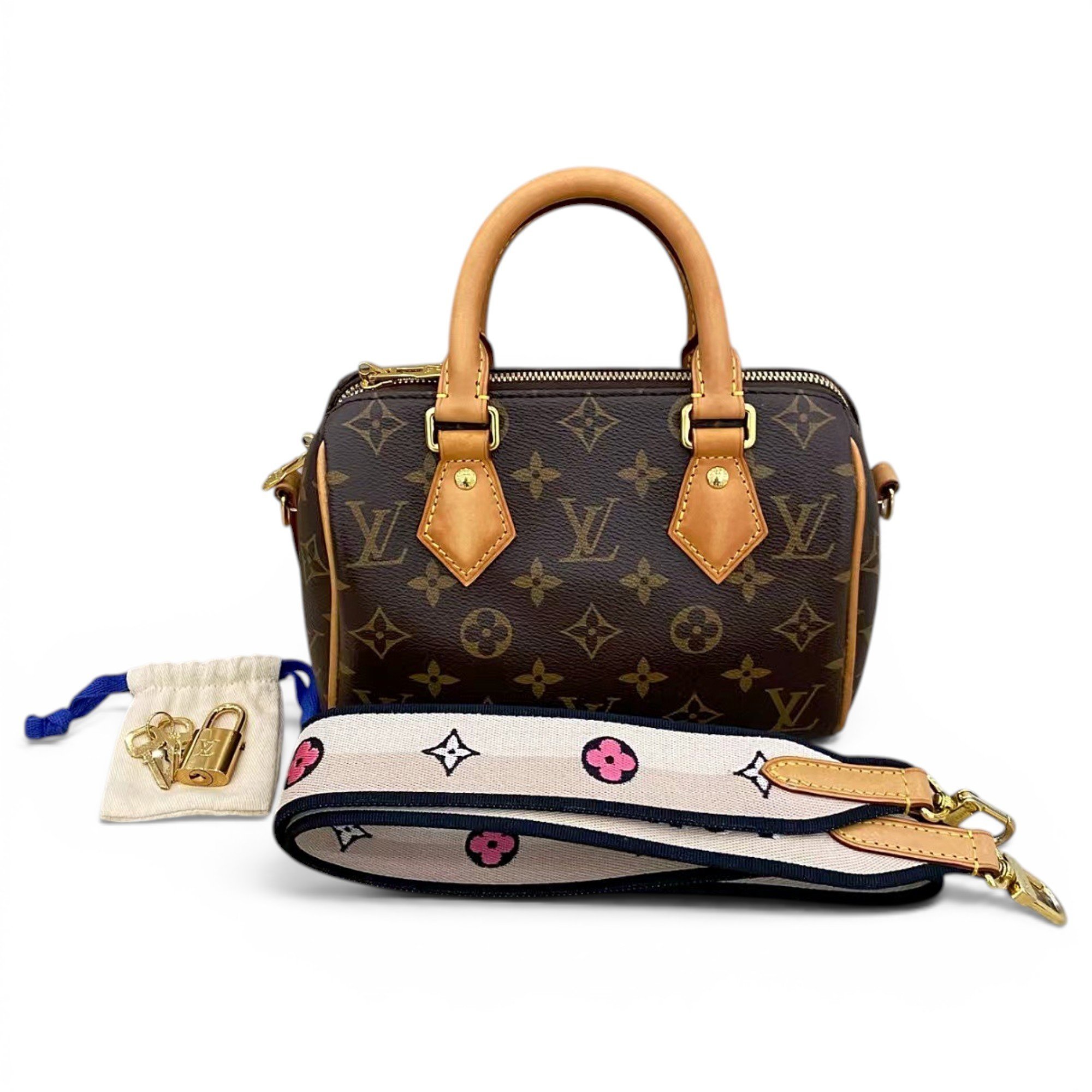 Speedy Bandoulière leather handbag