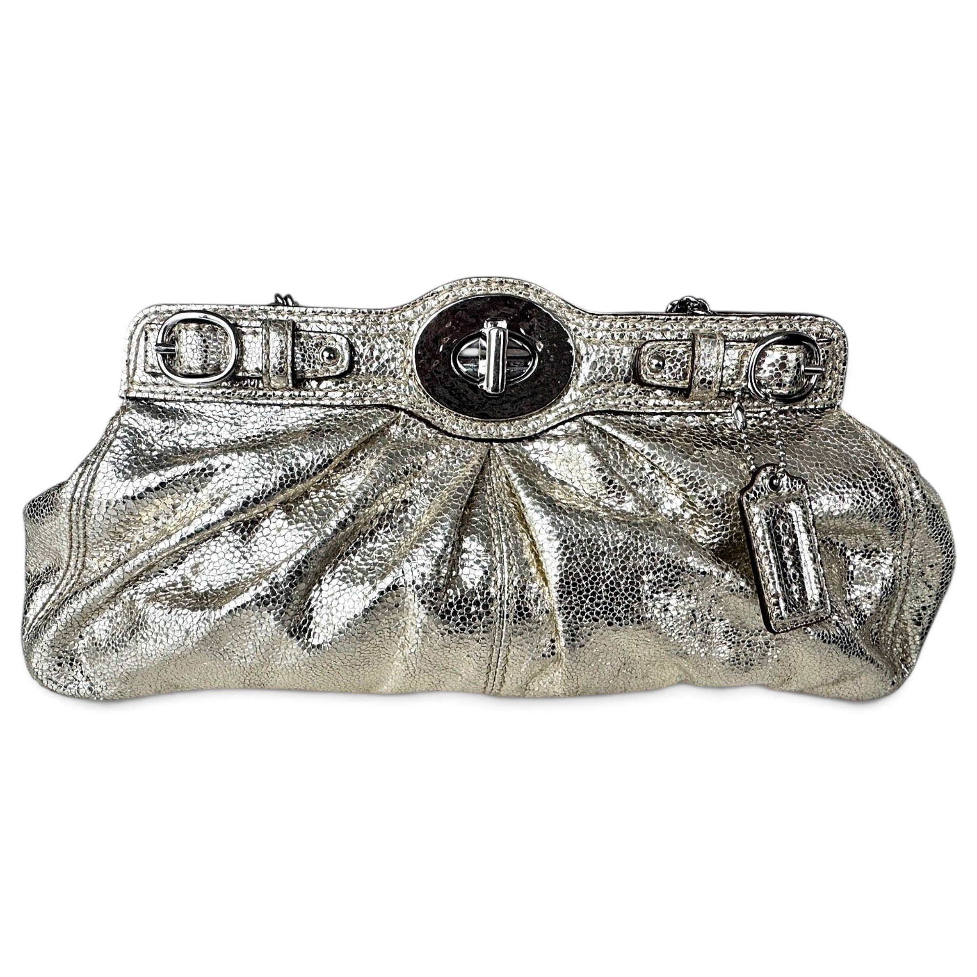 Patent leather handbag