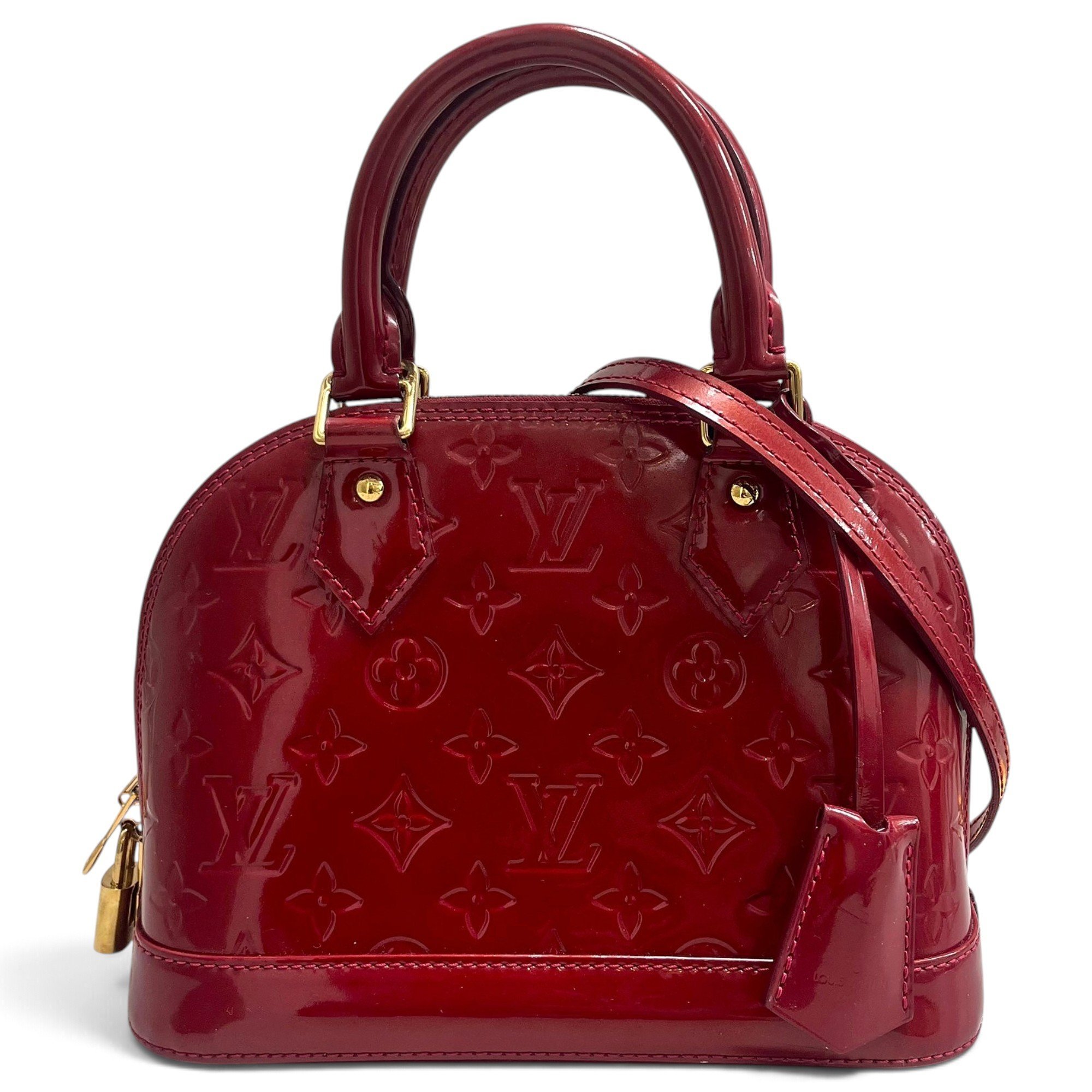Alma BB patent leather handbag
