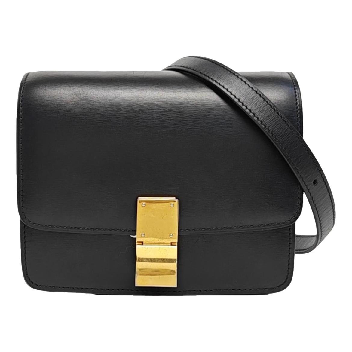 Classic leather crossbody bag
