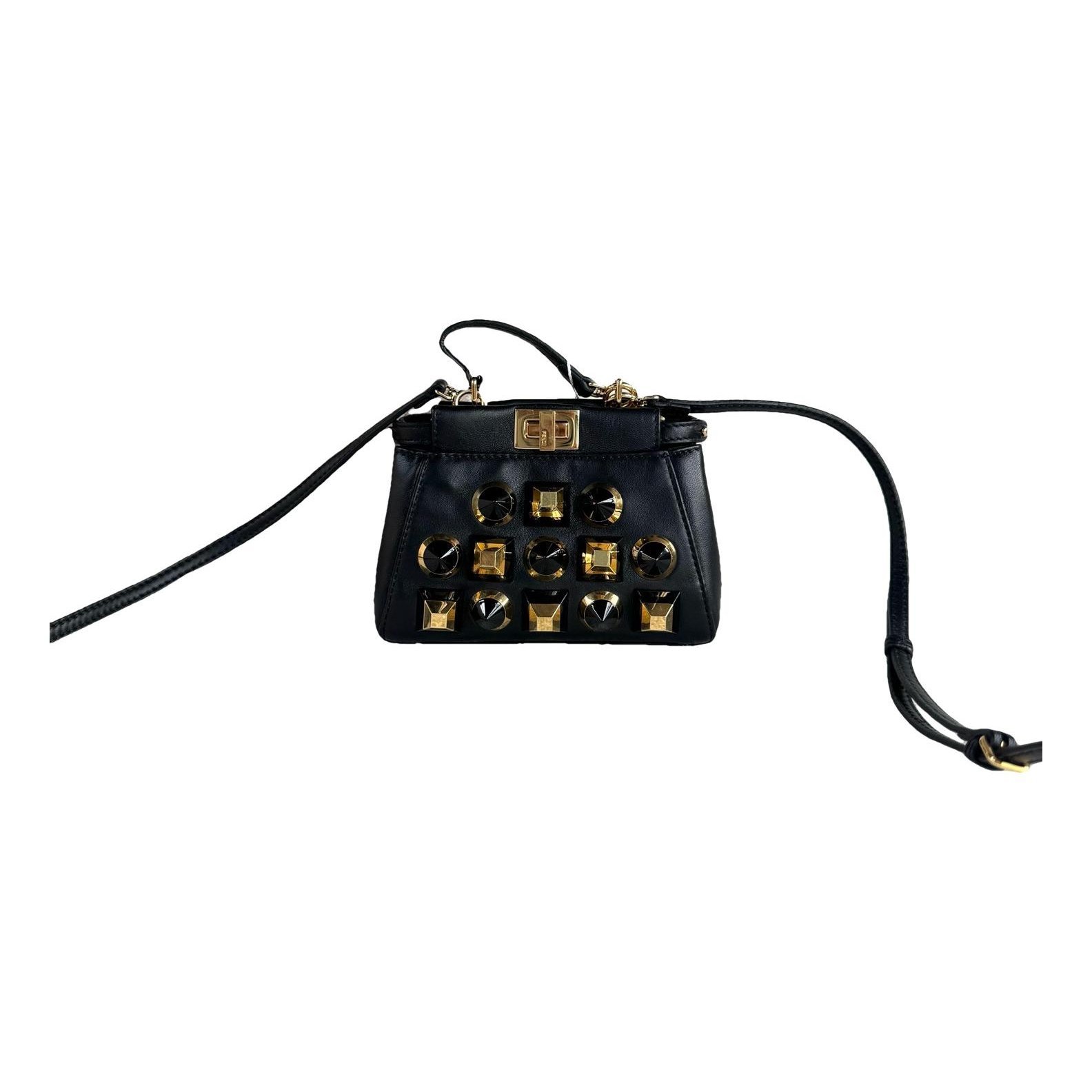 Peekaboo leather handbag