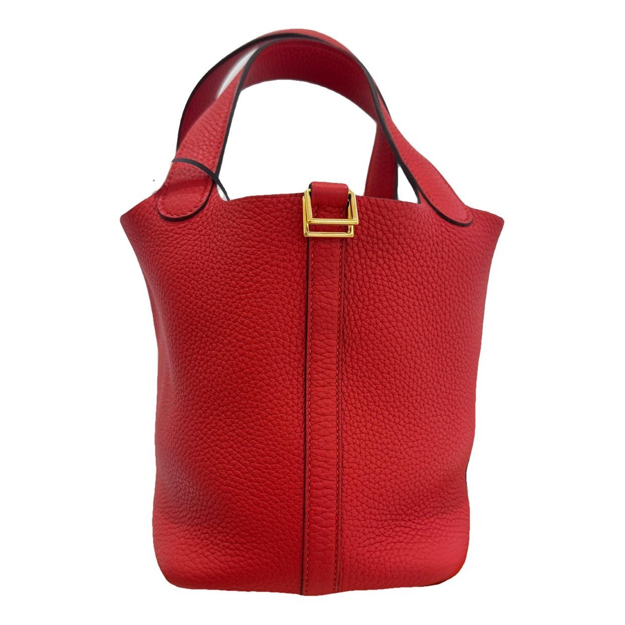 Picotin leather handbag