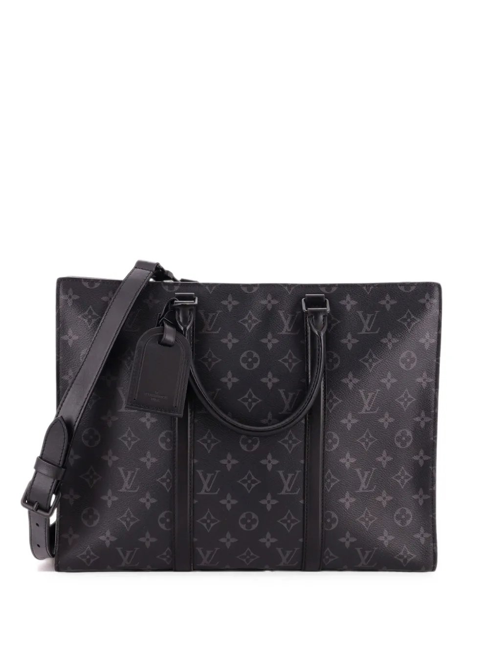 Sac Plat Zipper Monogram Eclipse Canvas Horizontal tote bag