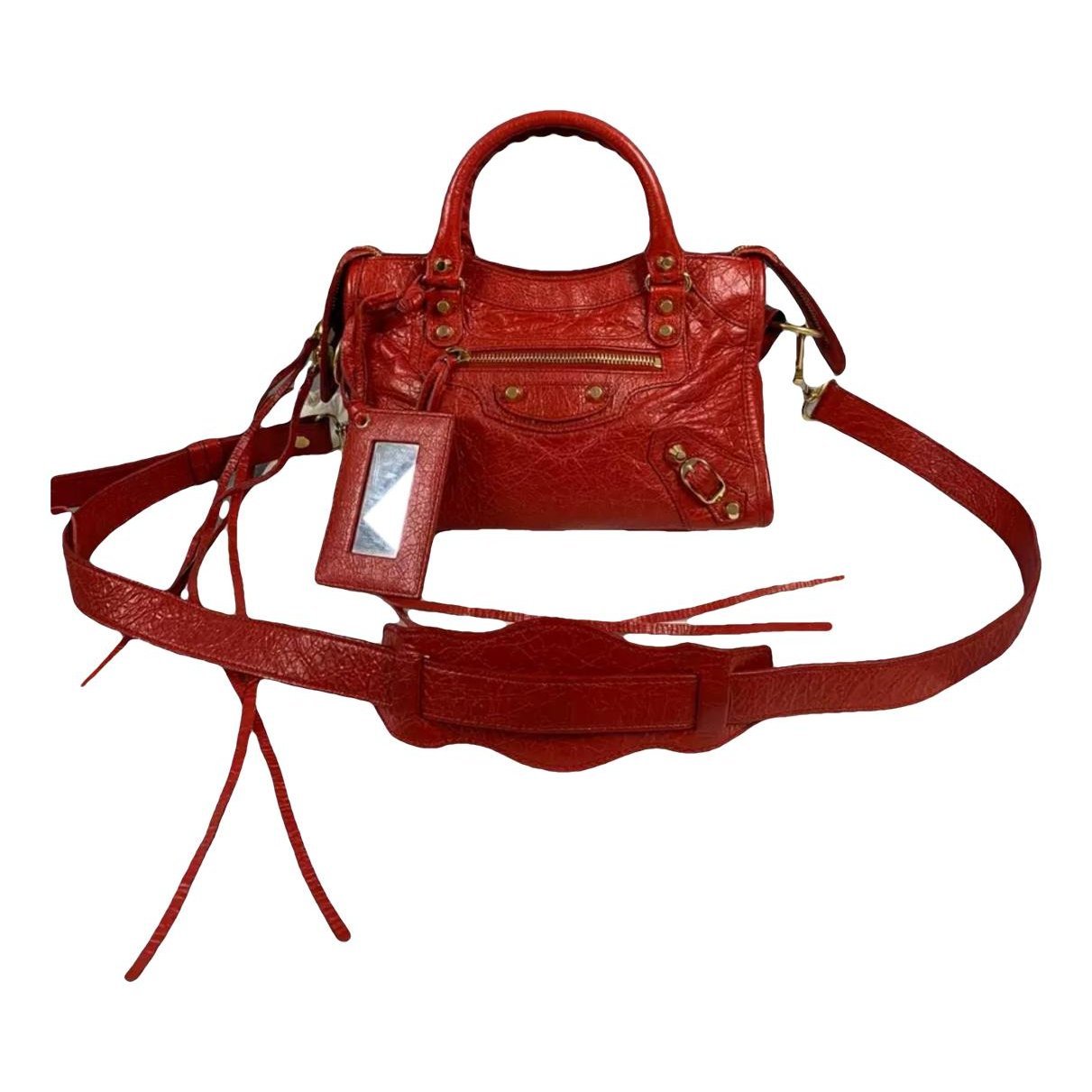 Classic Metalic leather handbag
