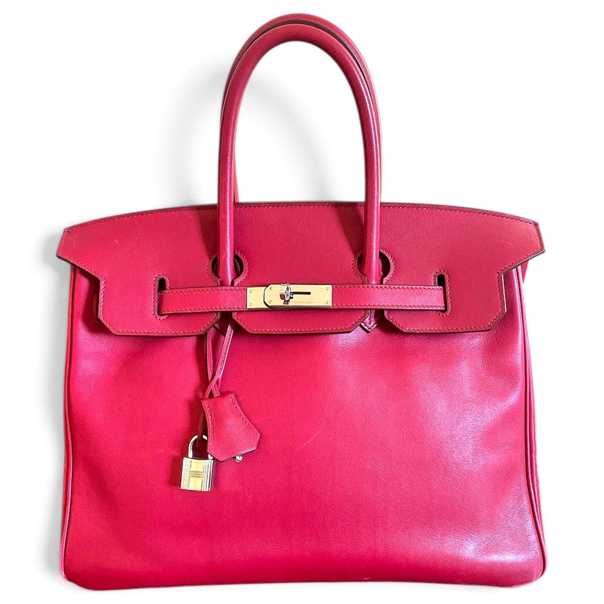 Birkin 35 leather handbag