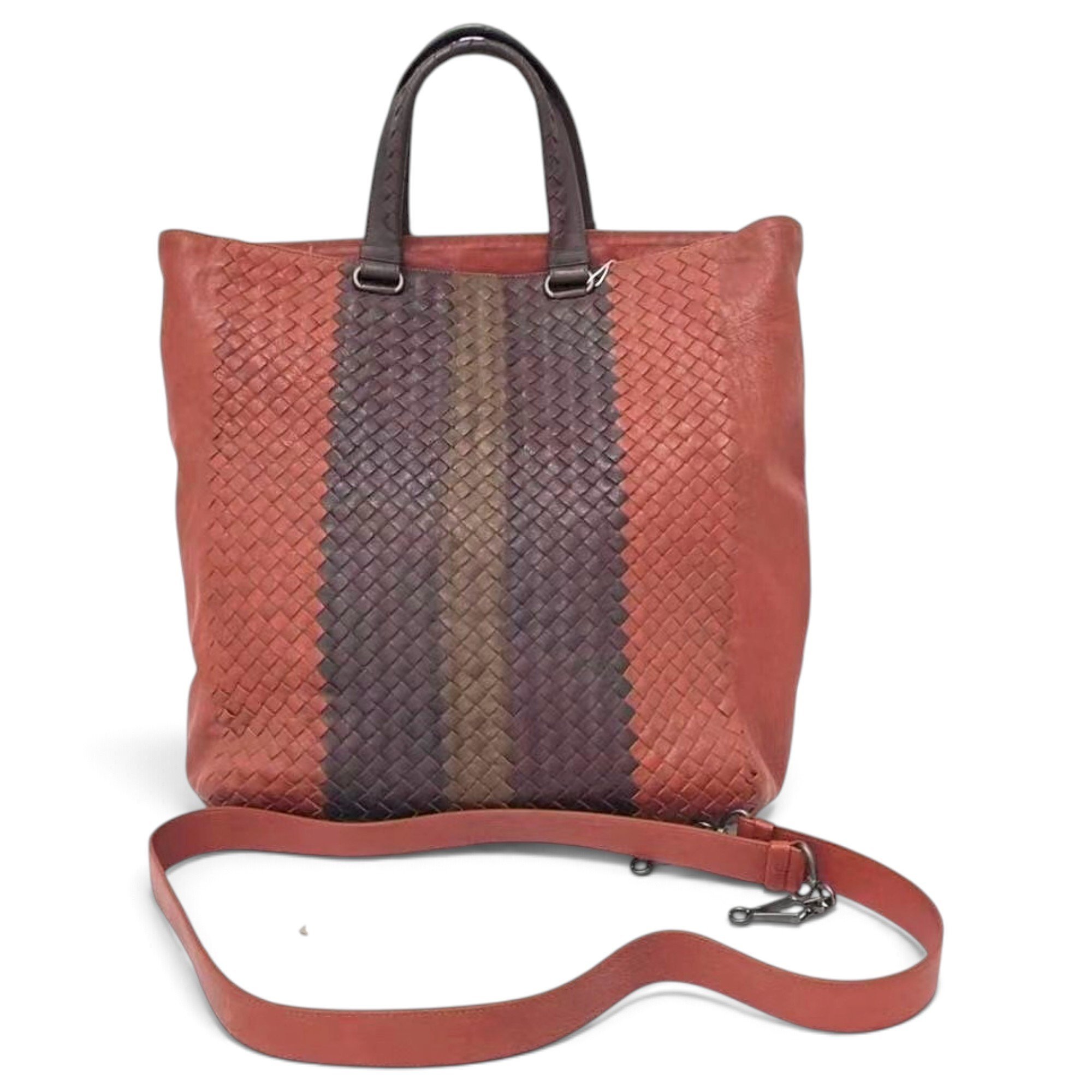 Leather tote