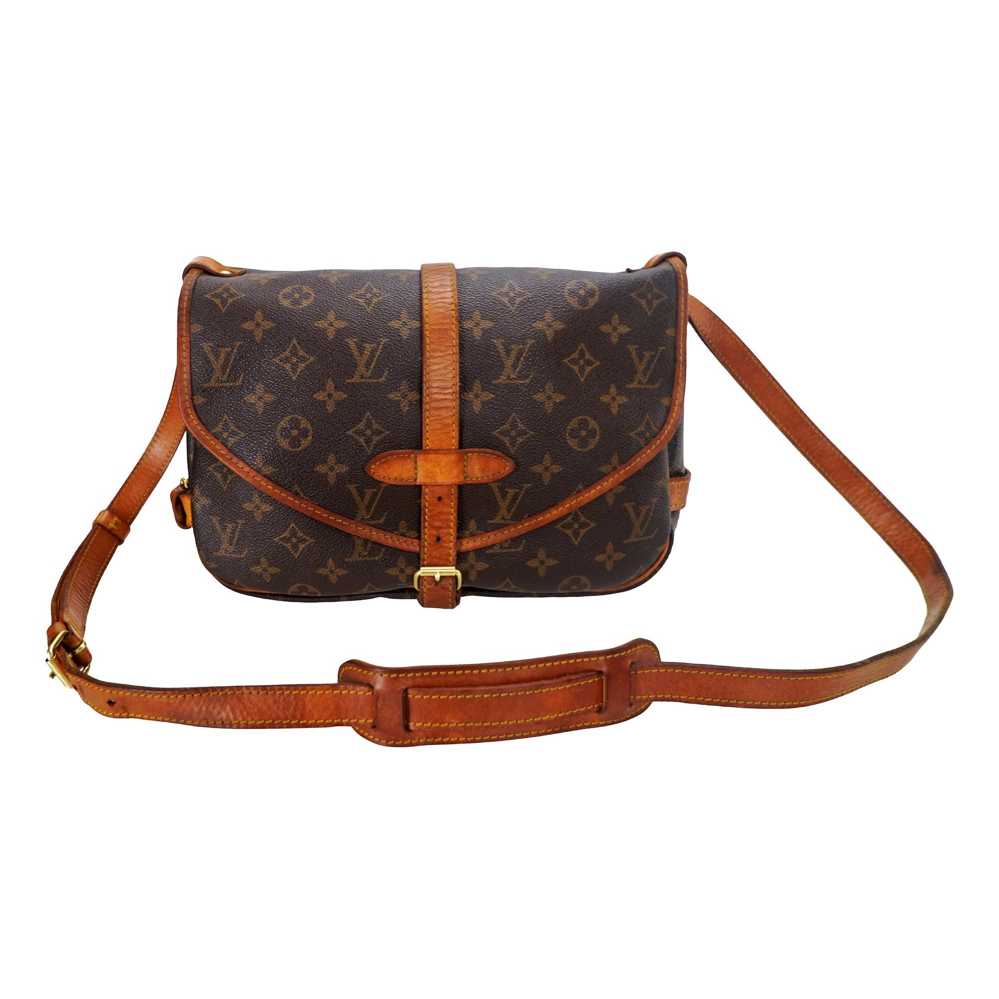 Saumur leather satchel